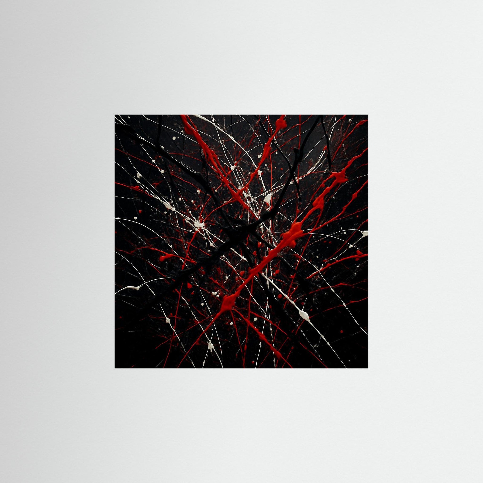 Chaos Strings als rahmenlose Wandkunst