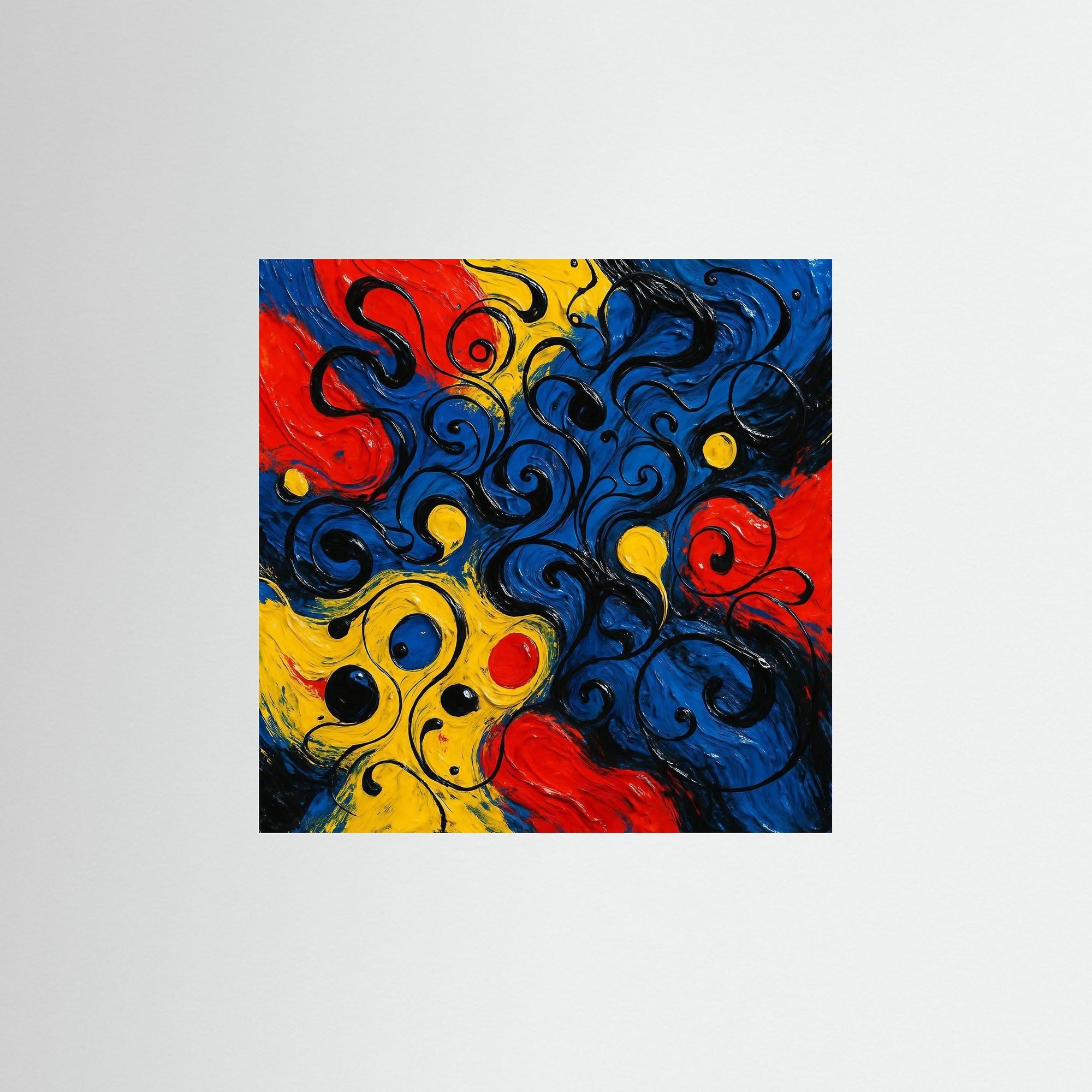 Chromatic Whirl als rahmenlose Wandkunst