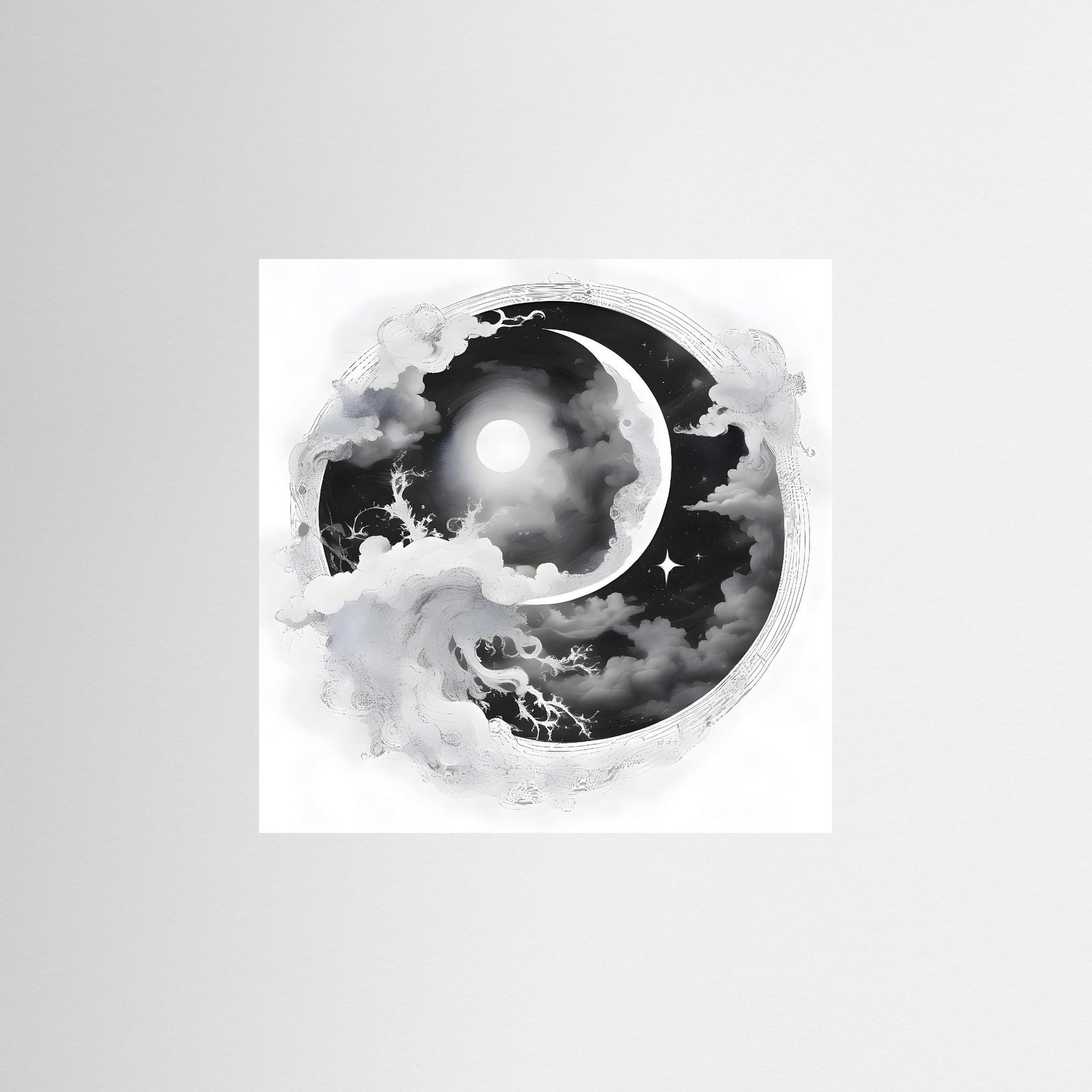 Circle of Elements als rahmenloses Kunstmotiv
