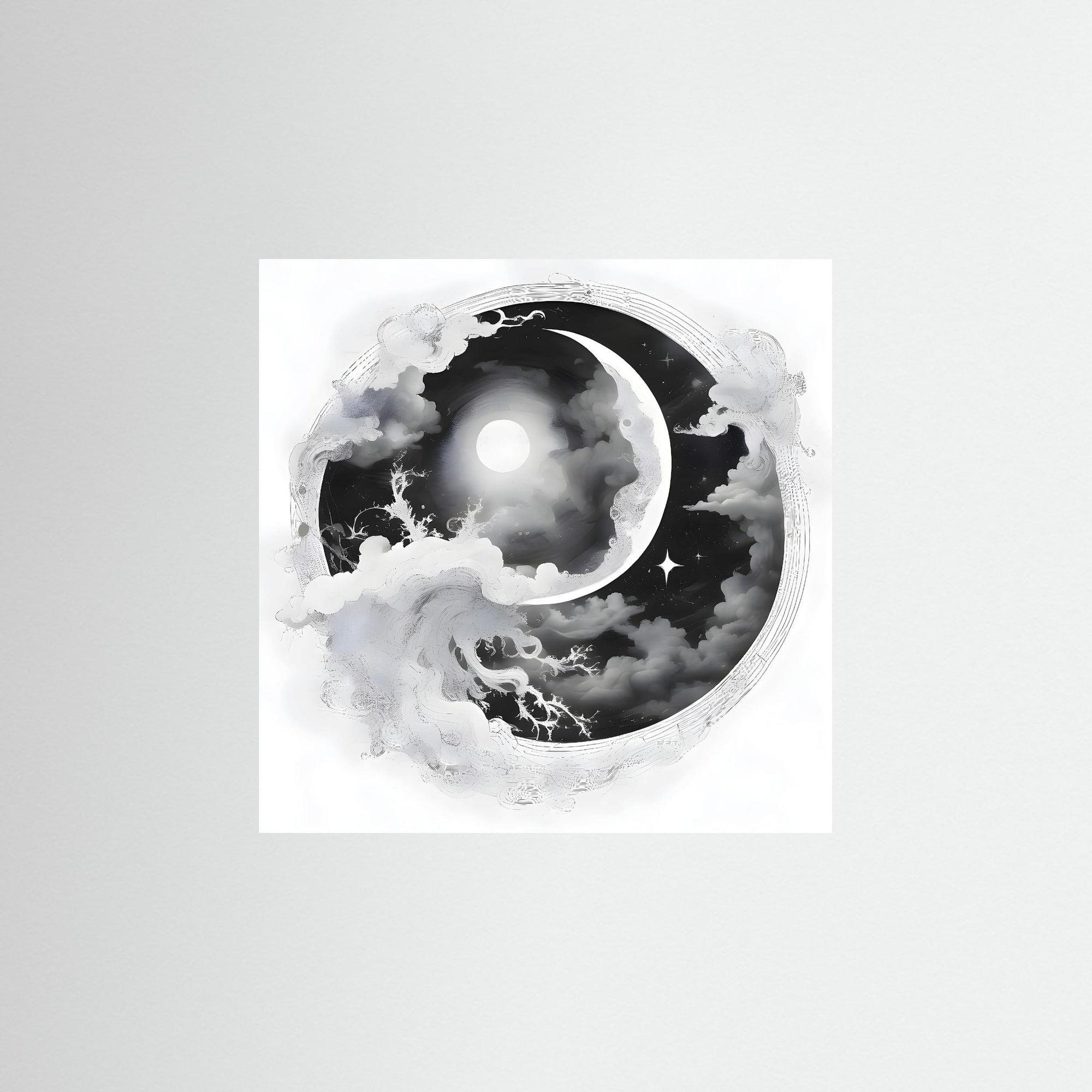 Circle of Elements als rahmenloses Kunstmotiv