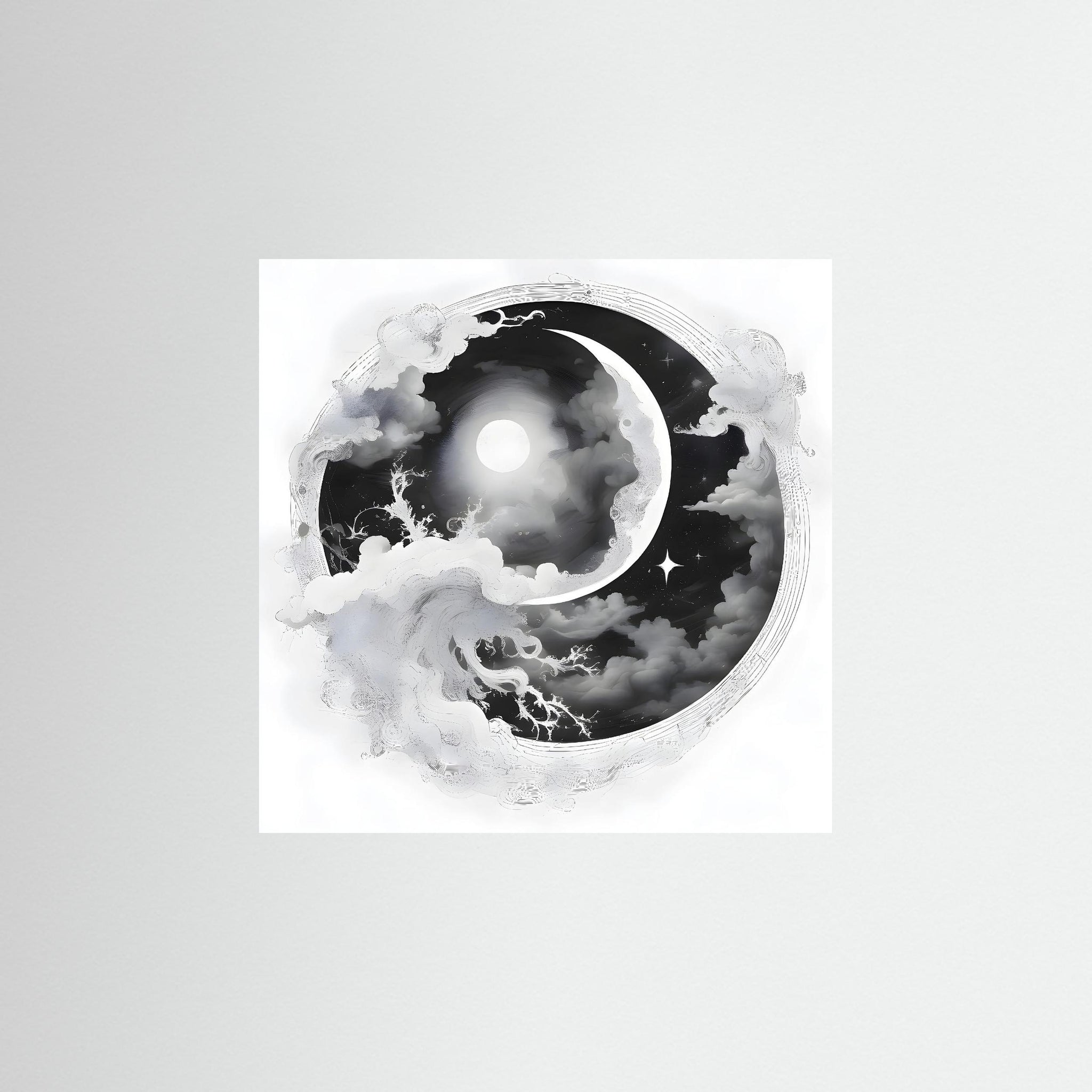 Circle of Elements als rahmenloses Kunstmotiv