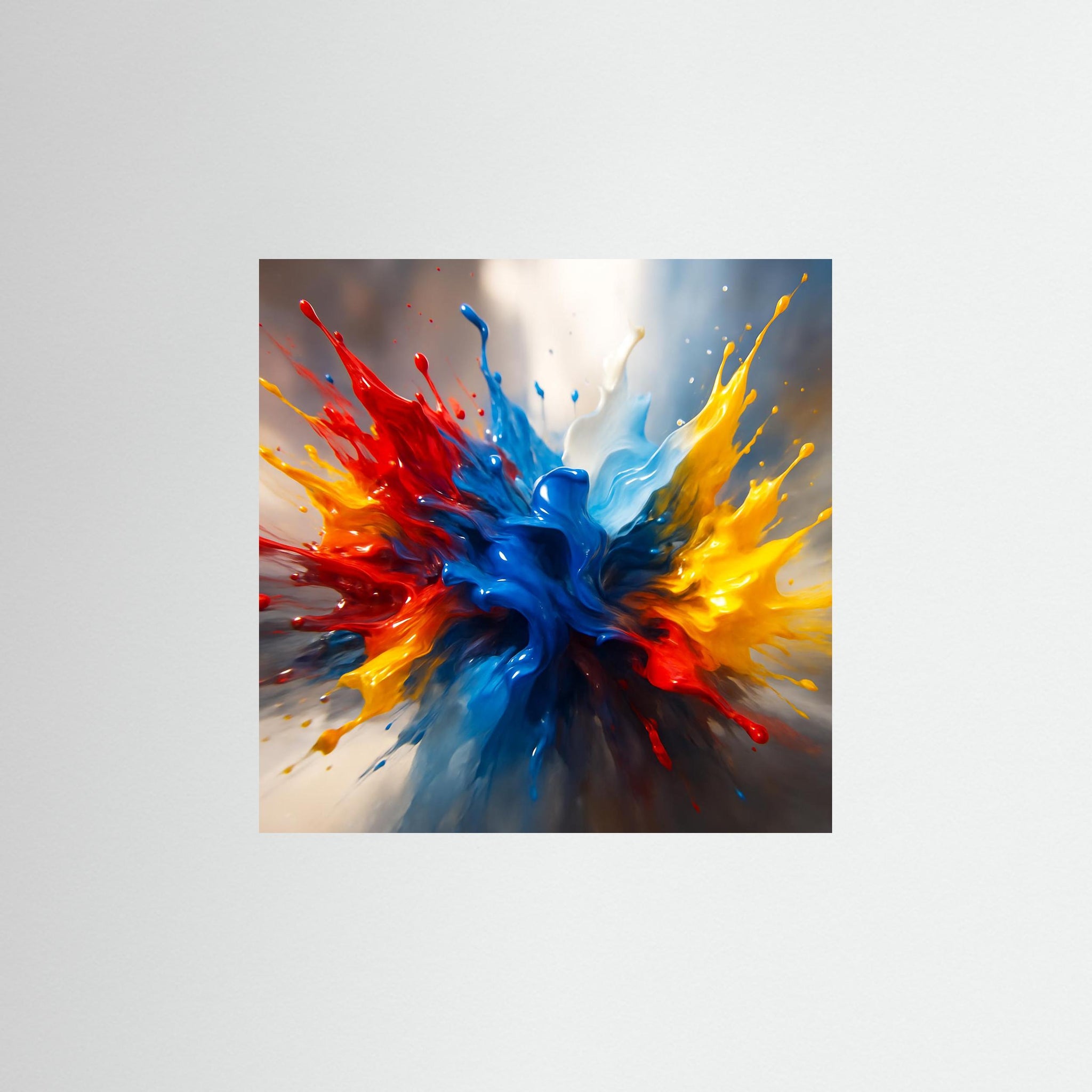 Color Burst als rahmenloses Wandbild