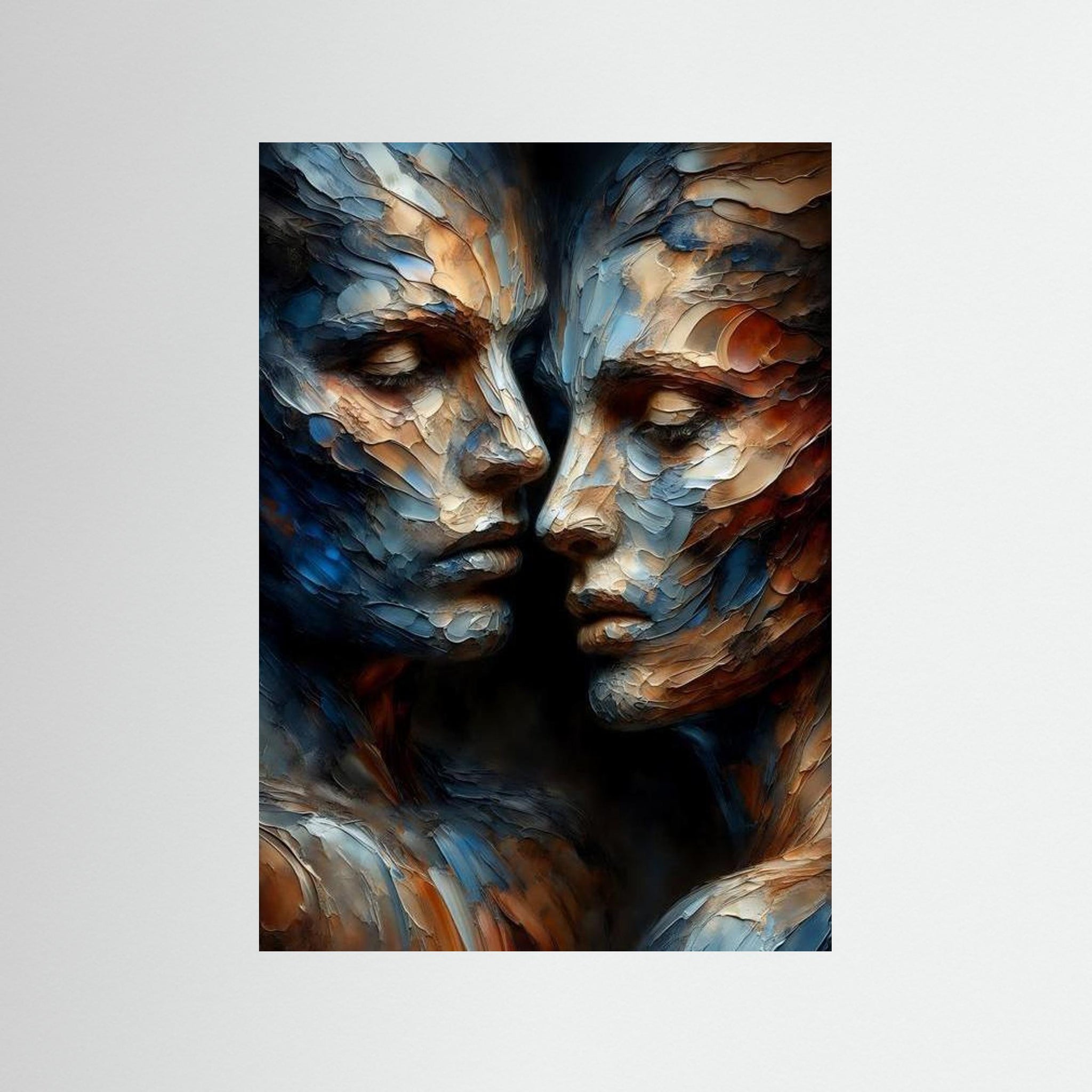 Confrontation of Being als rahmenlose Wandkunst