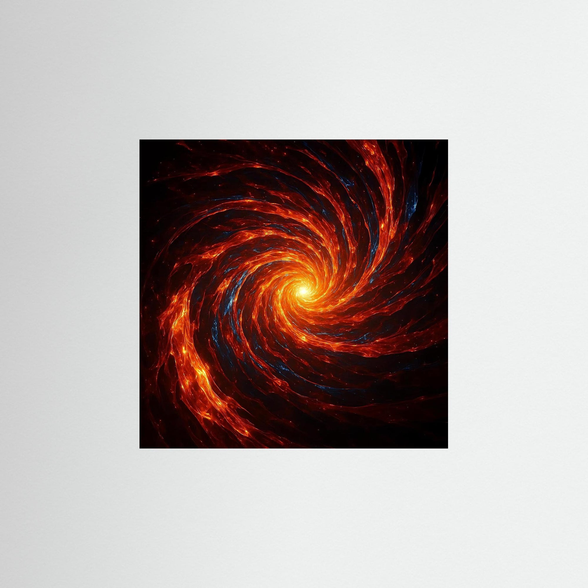 Cosmic Inferno als rahmenlose Wandkunst