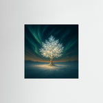 Crystal Tree als rahmenloses Kunstmotiv