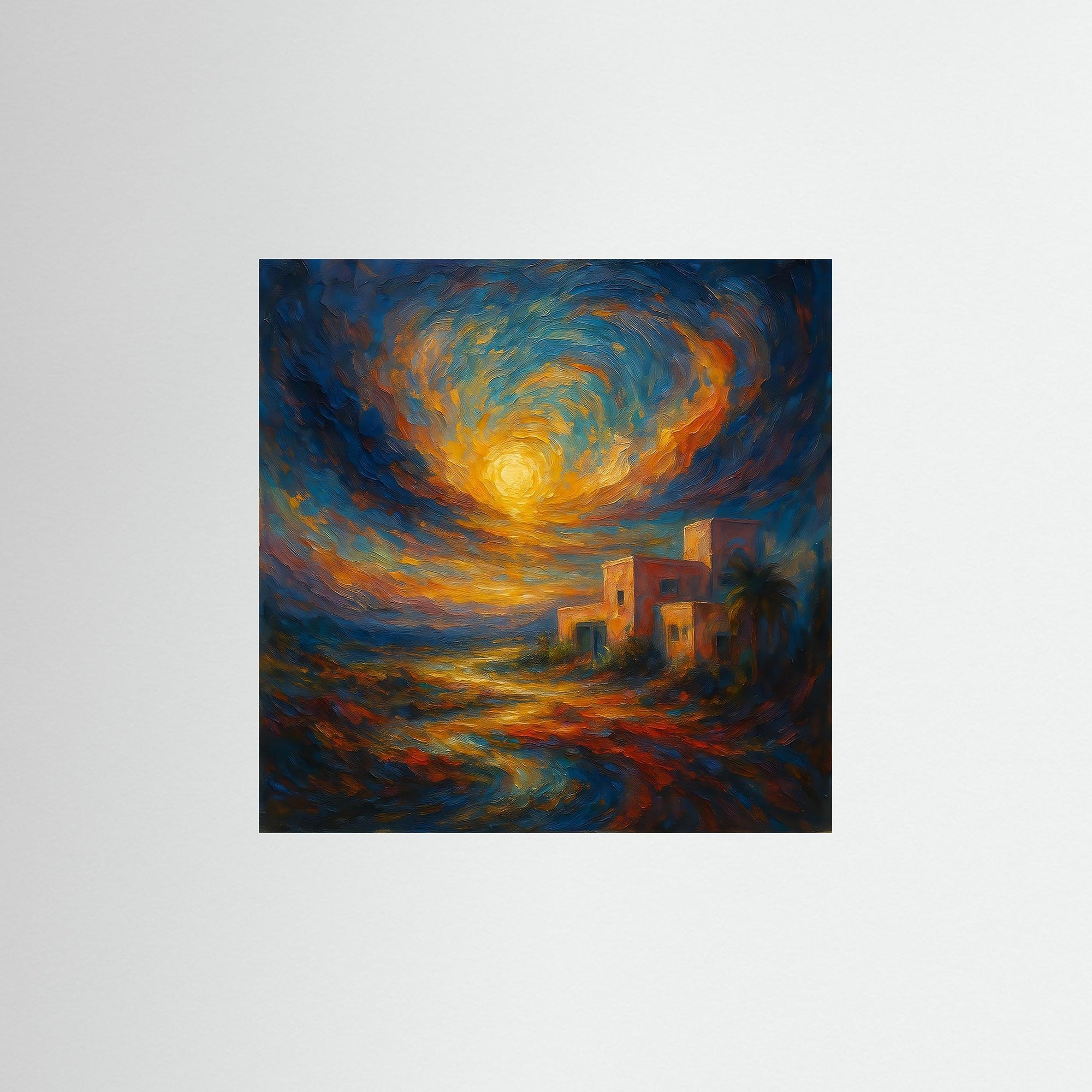 Desert Glow als rahmenloses Kunstwerk