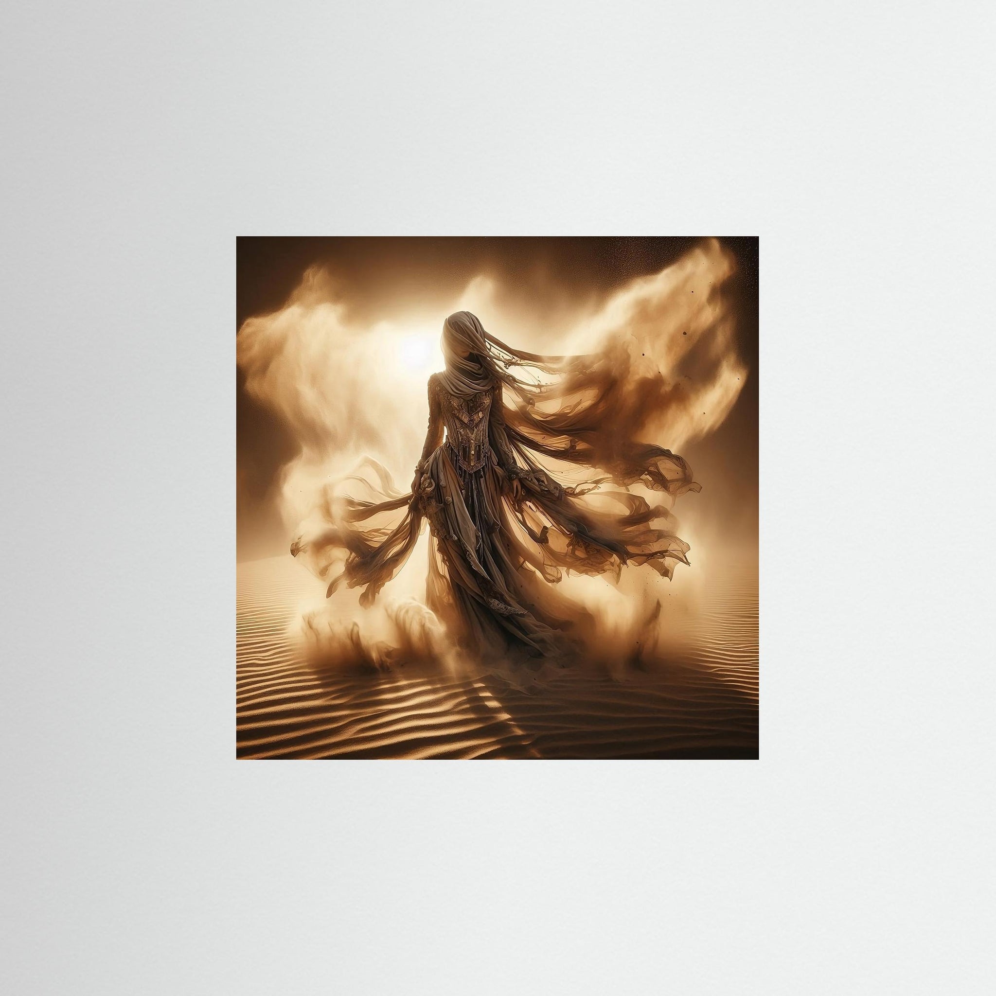Desert Veil als rahmenlose Wandkunst