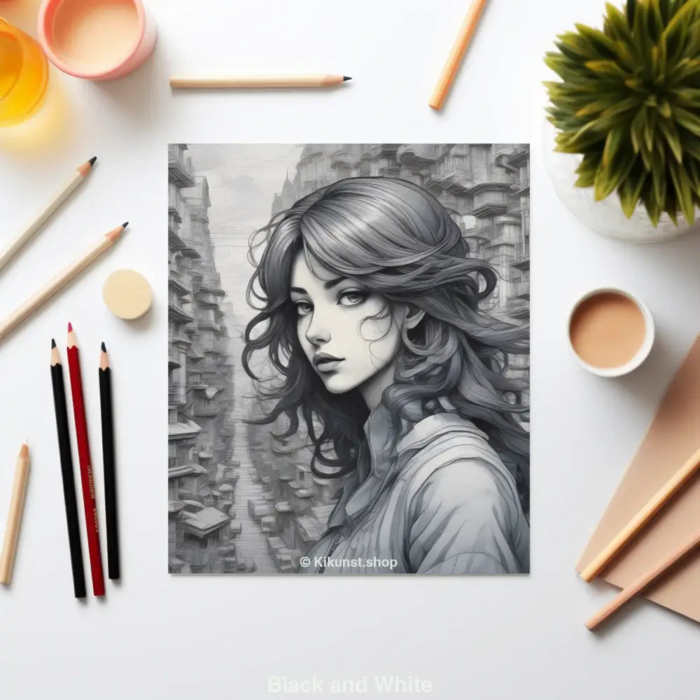 Black and White – AI Art