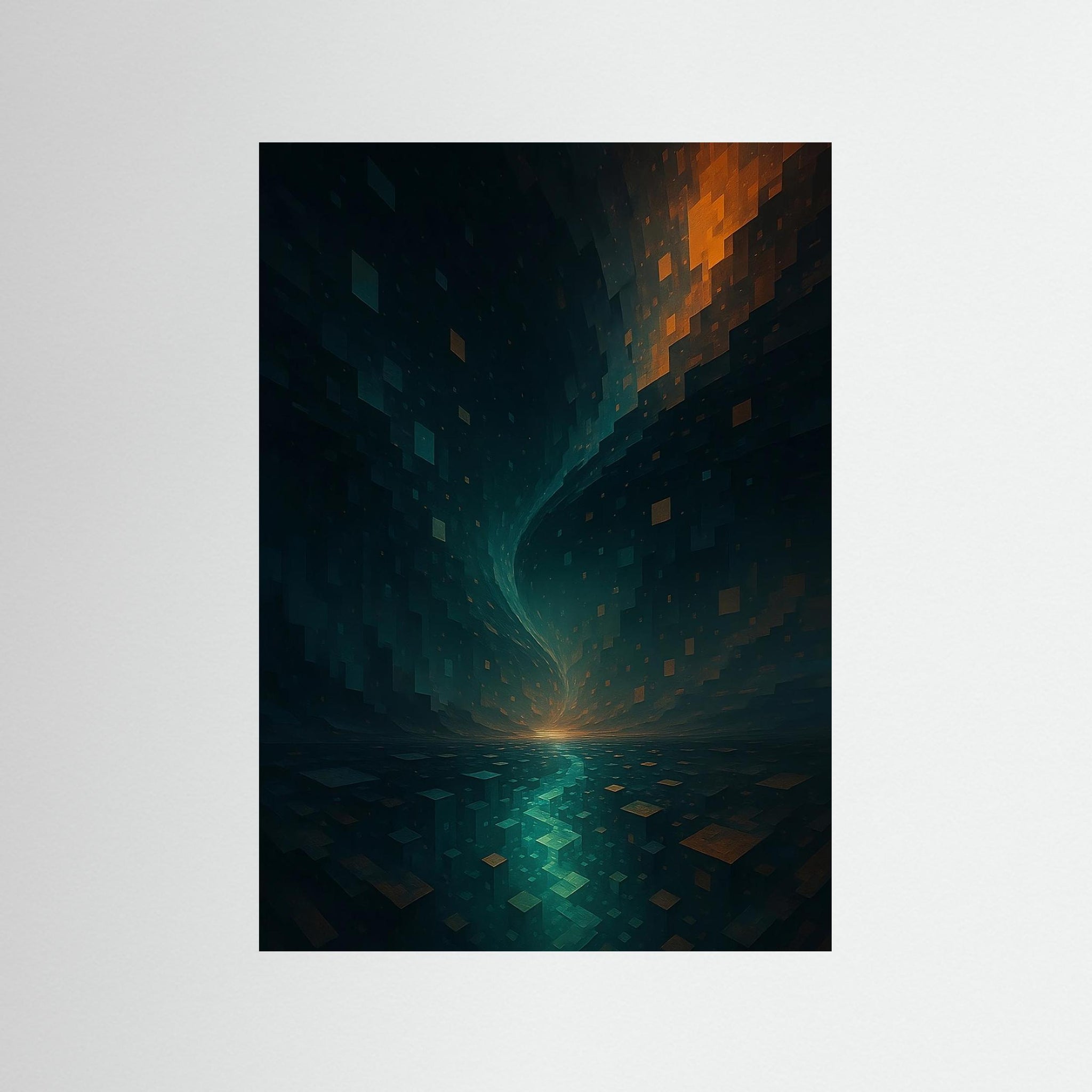 Digital Horizon als rahmenloser Kunstdruck