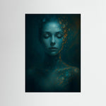 Digital Serenity als rahmenlose Wandkunst