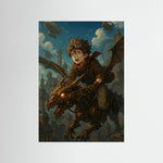 Dragonflight als rahmenlose Wandkunst
