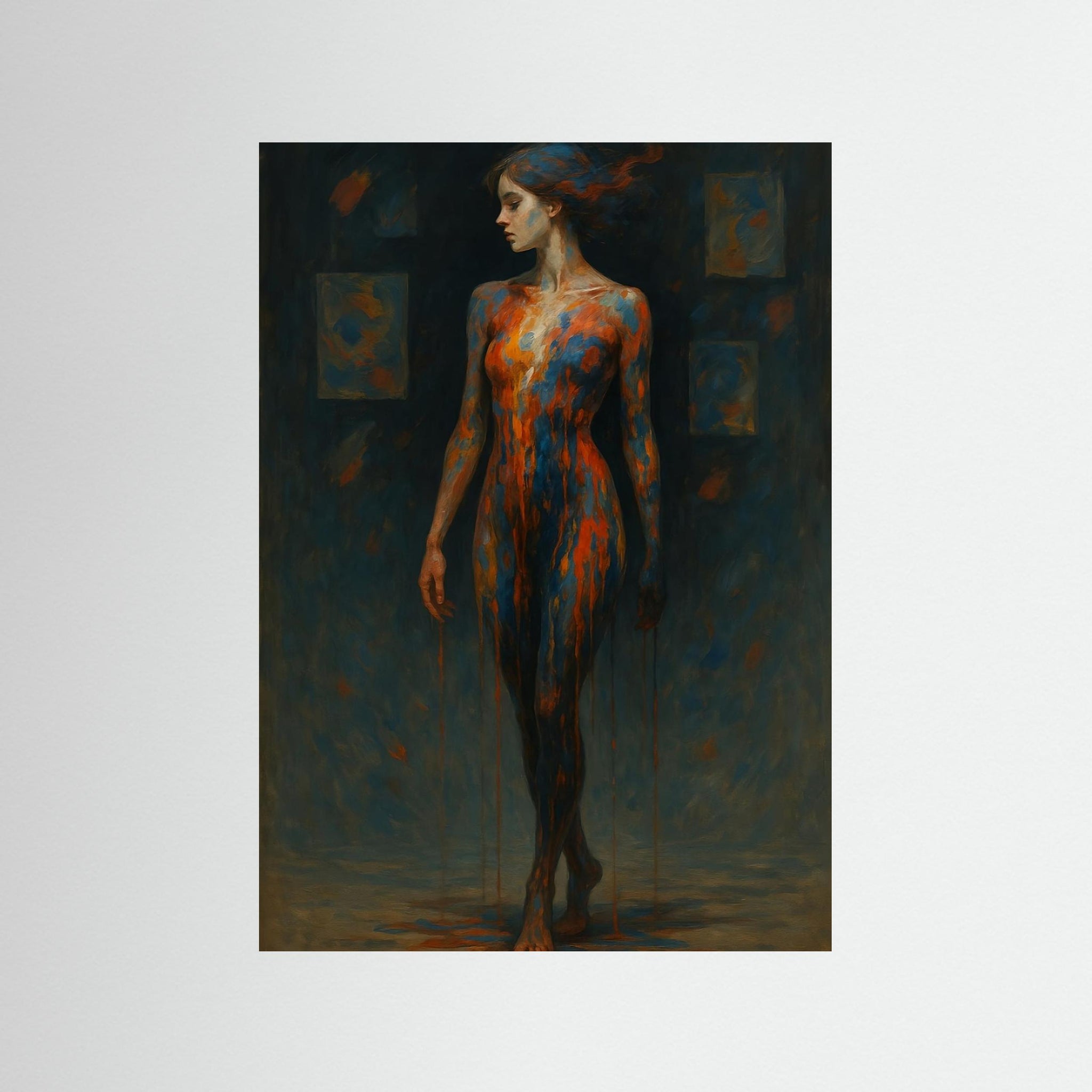 Dripping Soul als rahmenlose Wandkunst