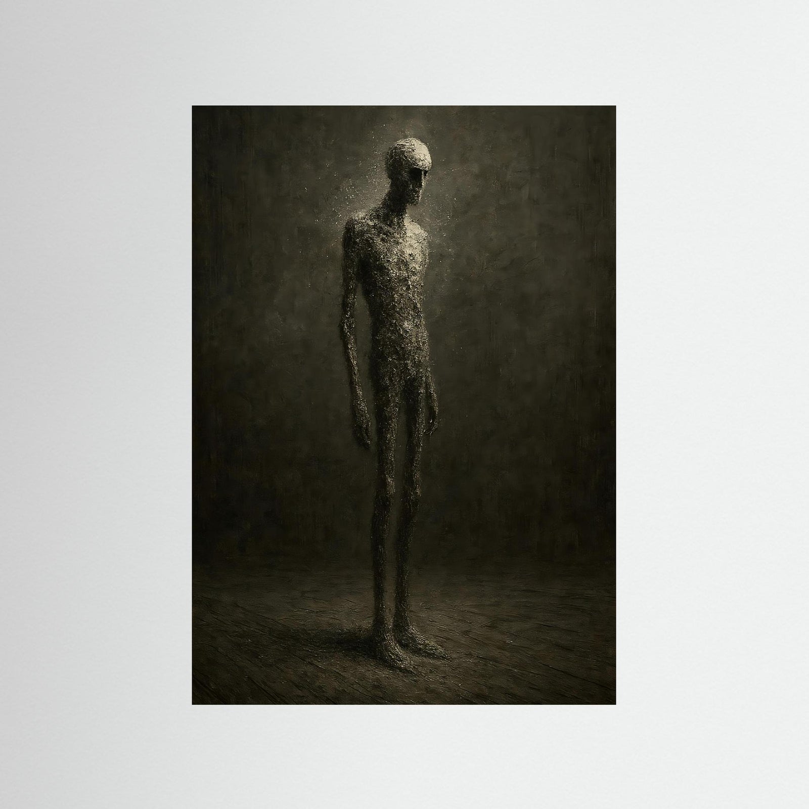 Dust Man als rahmenlose Wandkunst