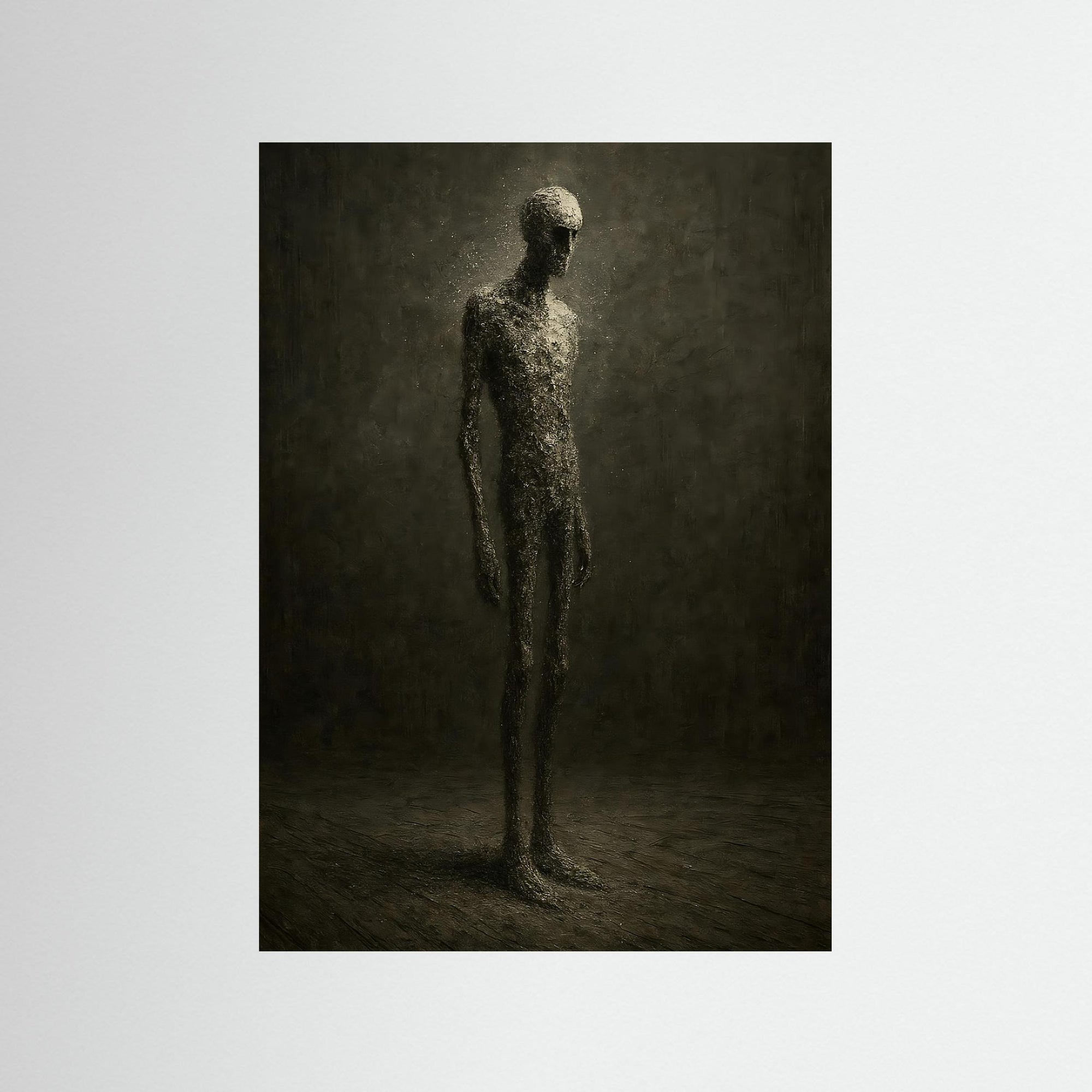 Dust Man als rahmenlose Wandkunst