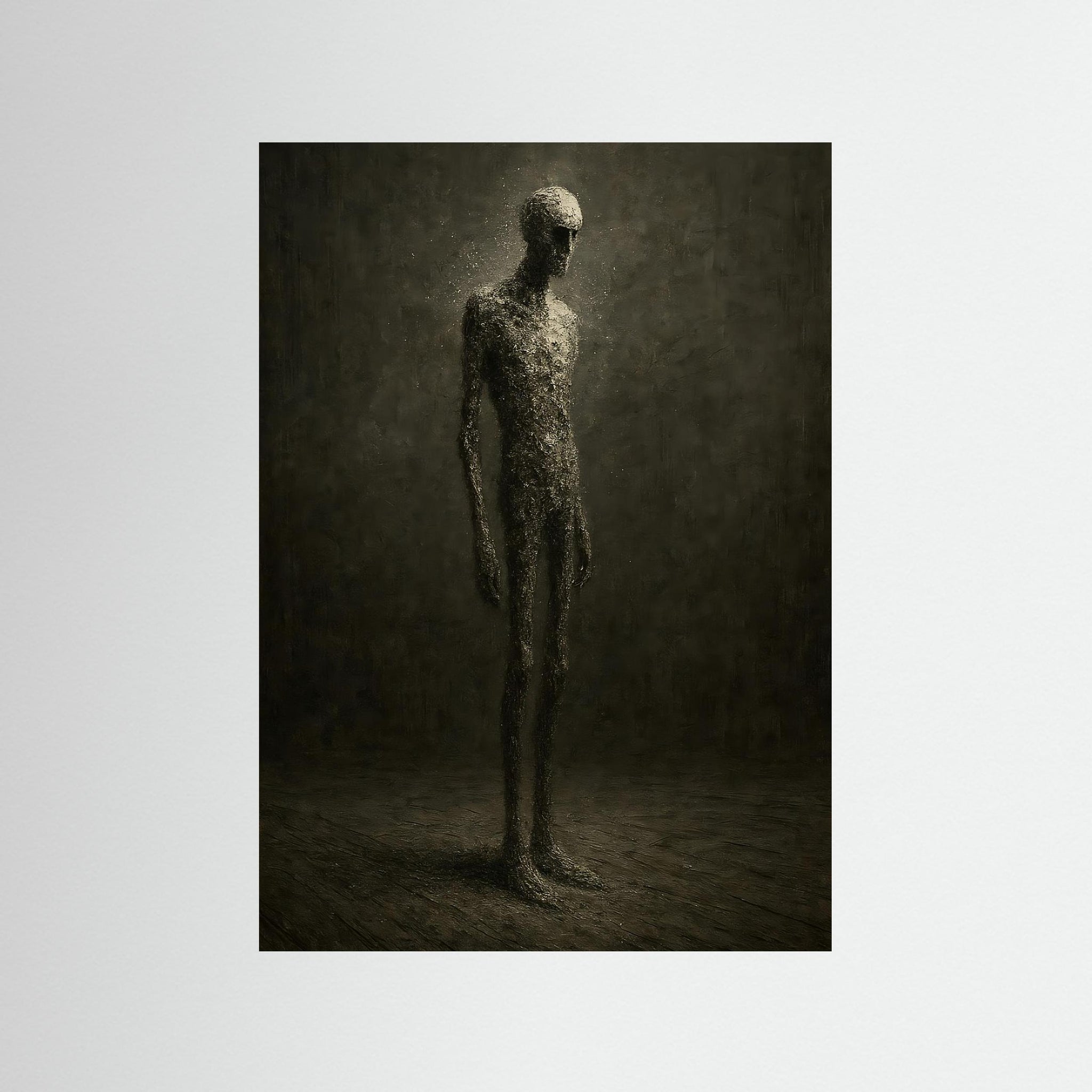Dust Man als rahmenlose Wandkunst