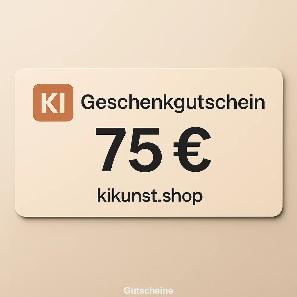 Gutschein 50 € – digitaler Wertgutschein von Kikunst.shop