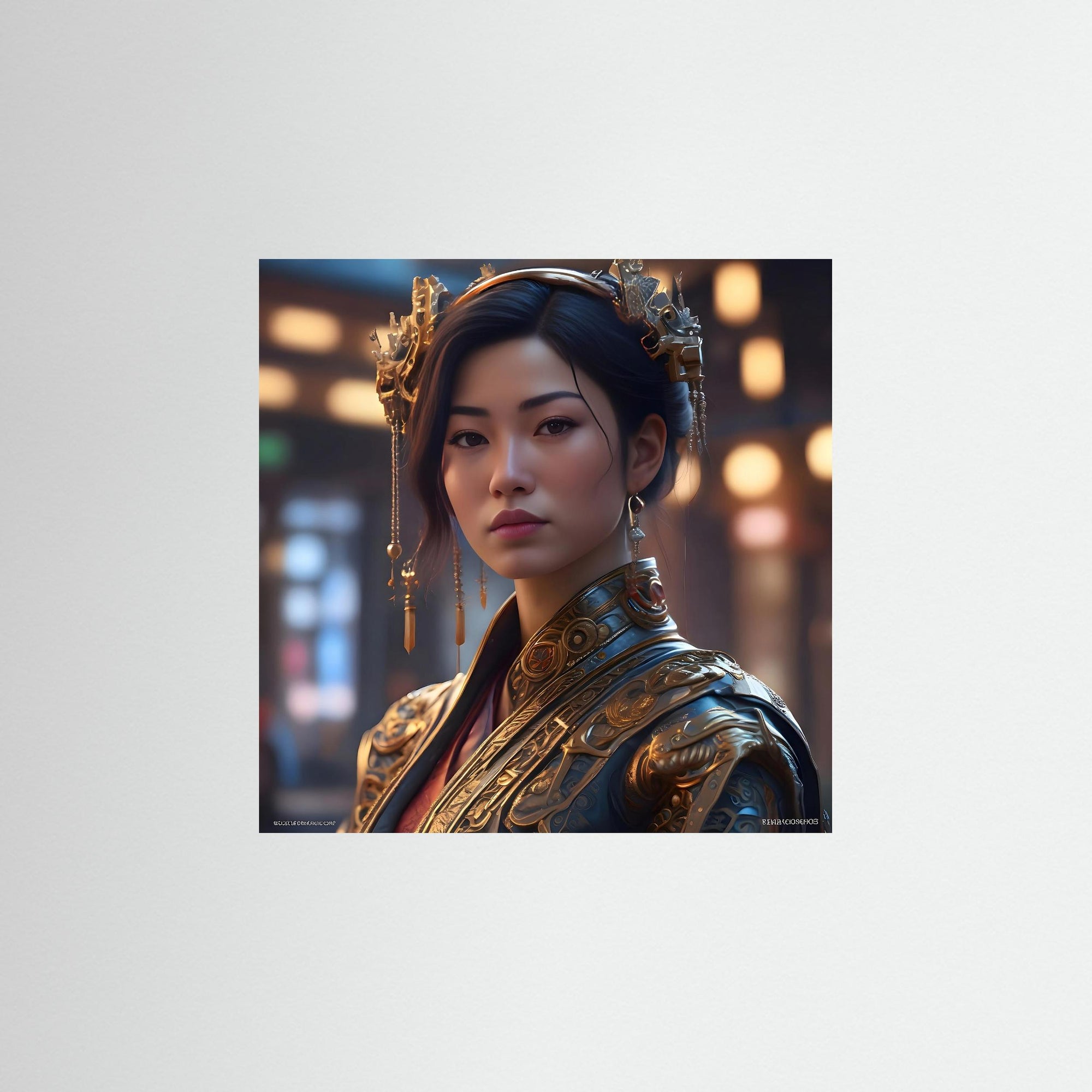 Eastern Empress als rahmenloses Kunstwerk