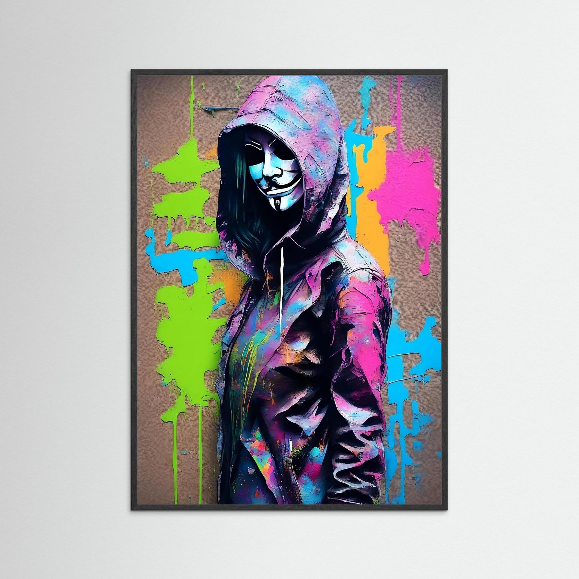 Neon Outlaw – AI Art (Print)