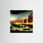 Neapel by Night – AI Art (Print)