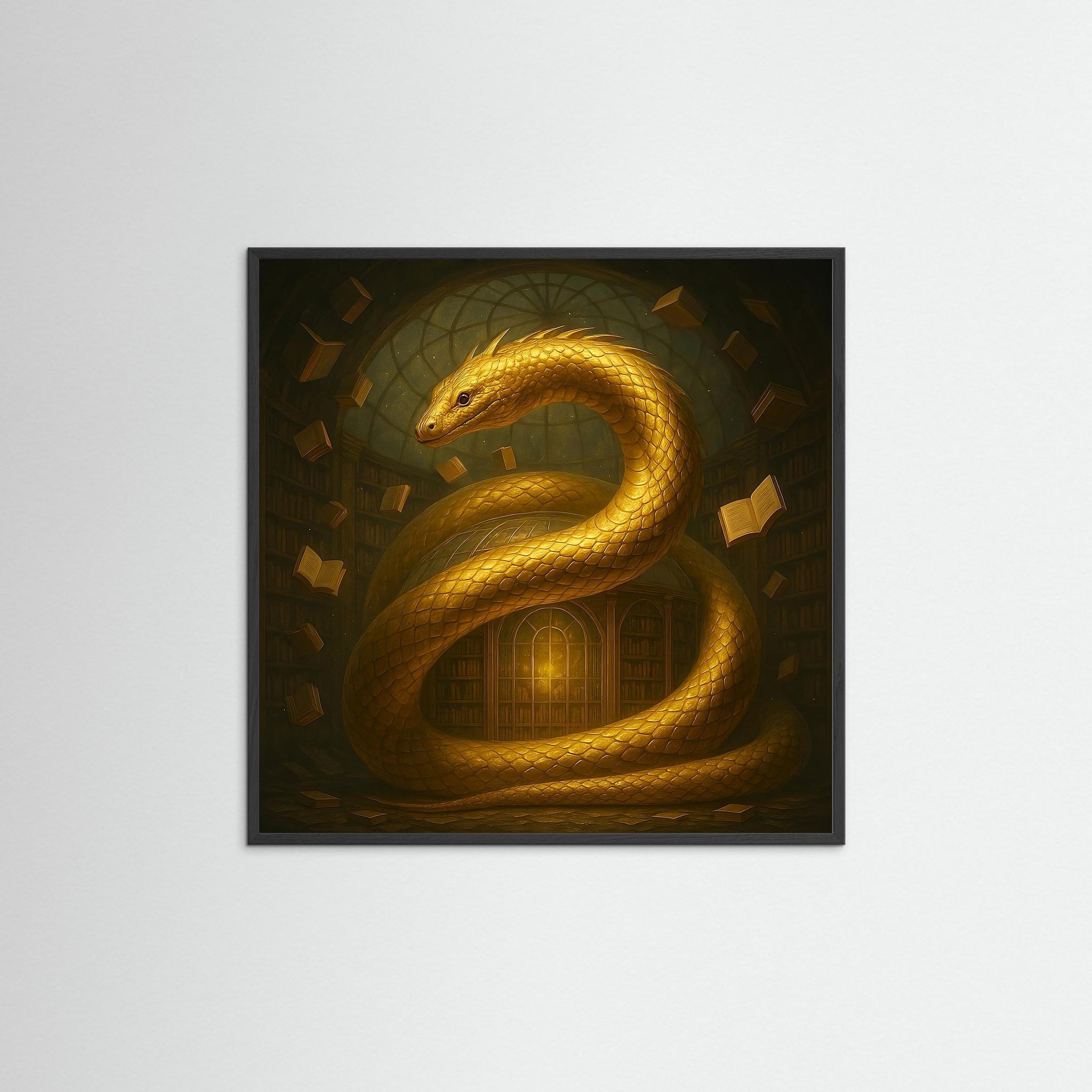 Keeper of Knowledge – AI Art (Print)