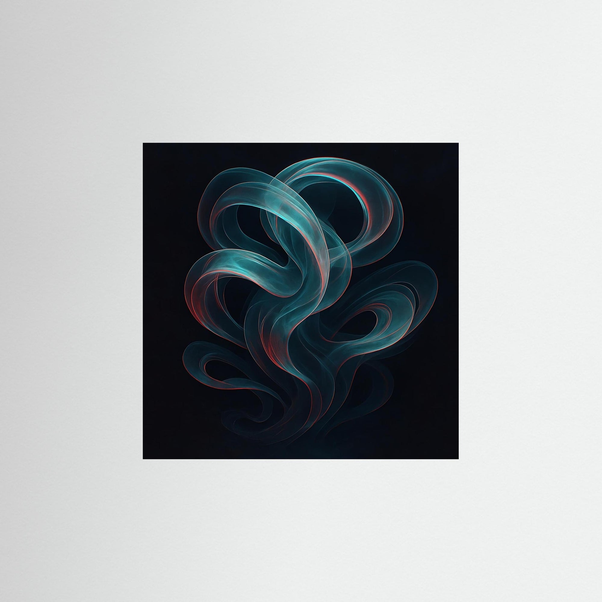 Ethereal Flow als rahmenloses Kunstmotiv