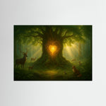 Heart of the Forest – AI Art (Print)