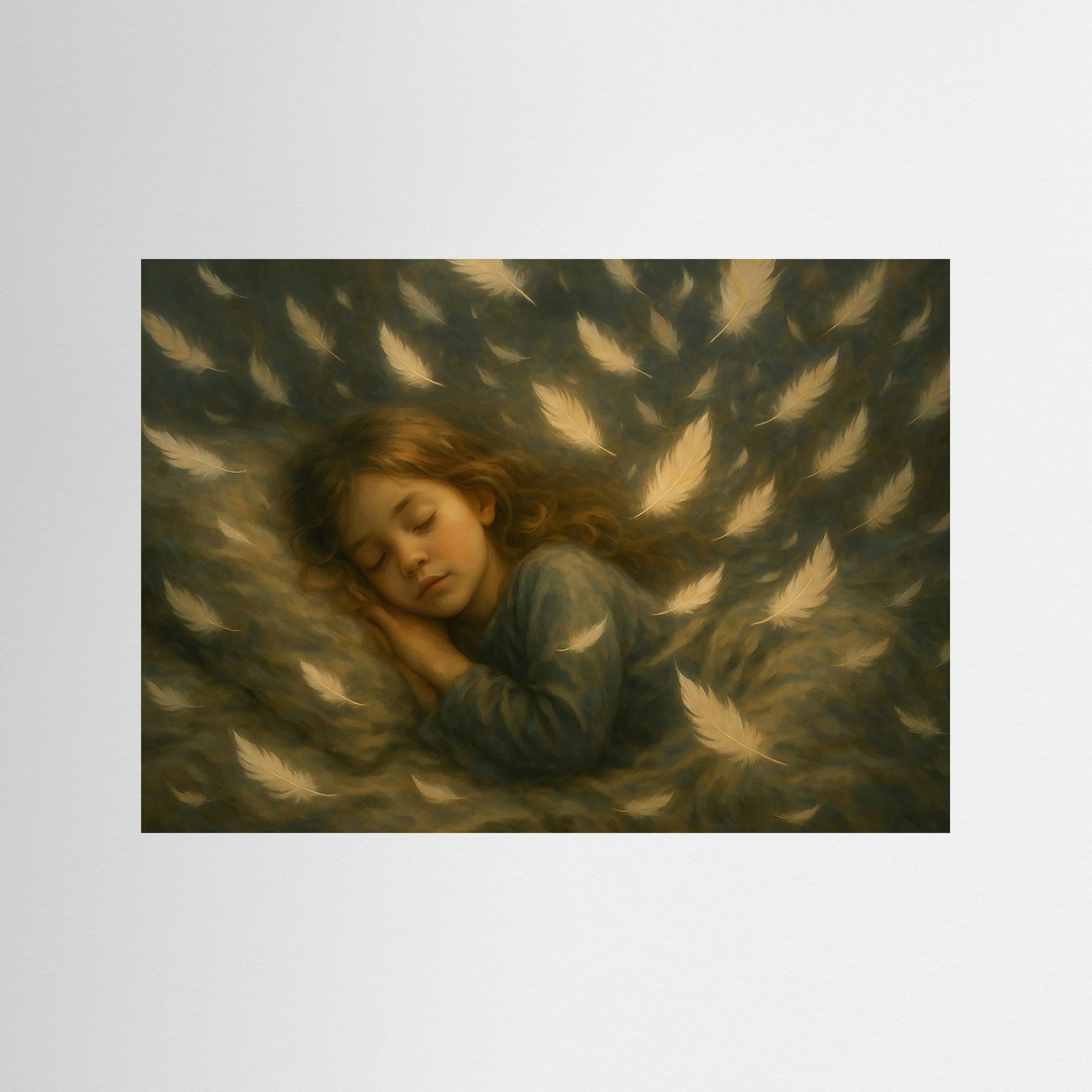Featherdream als rahmenloses Kunstmotiv