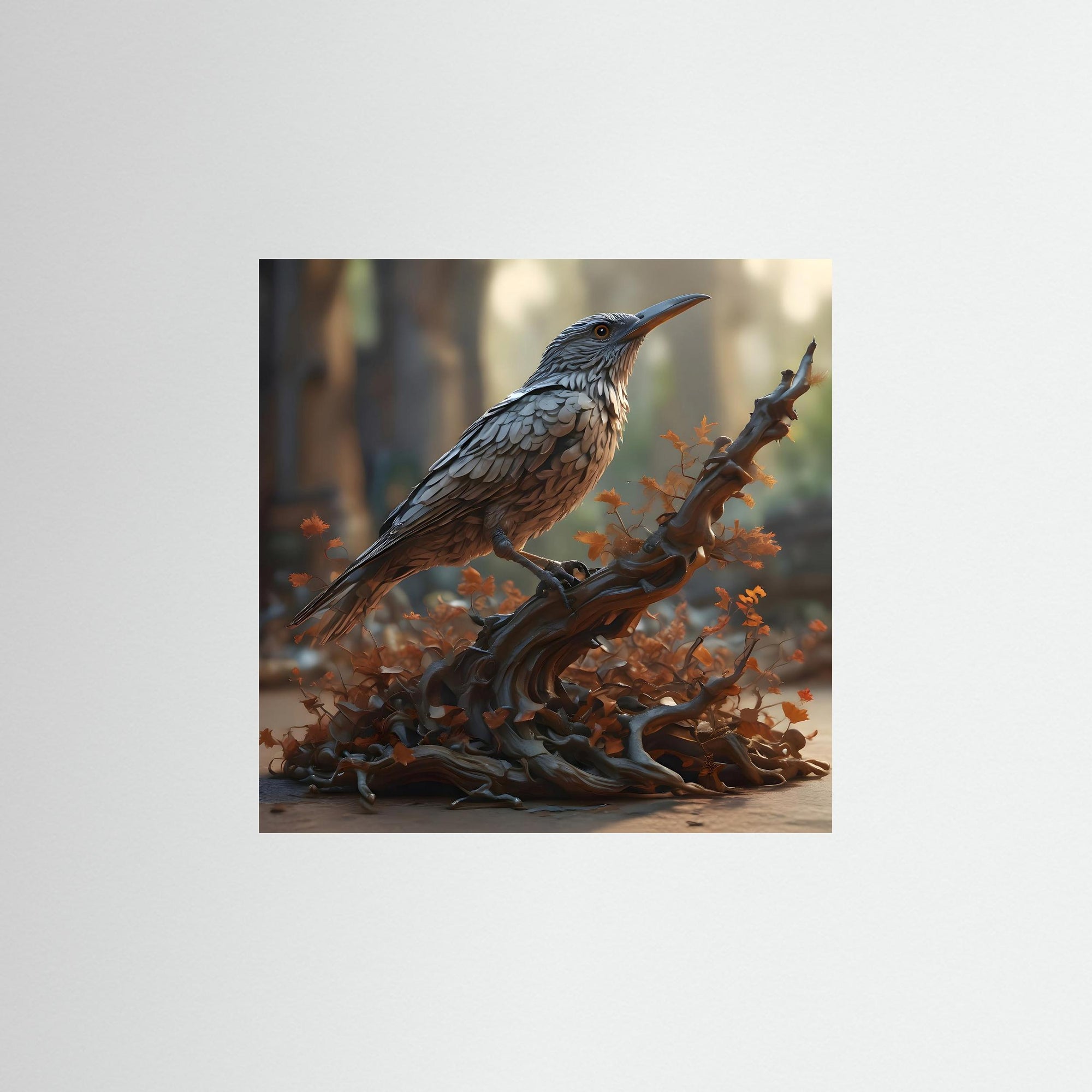 Feathered Silence als rahmenloser Kunstdruck