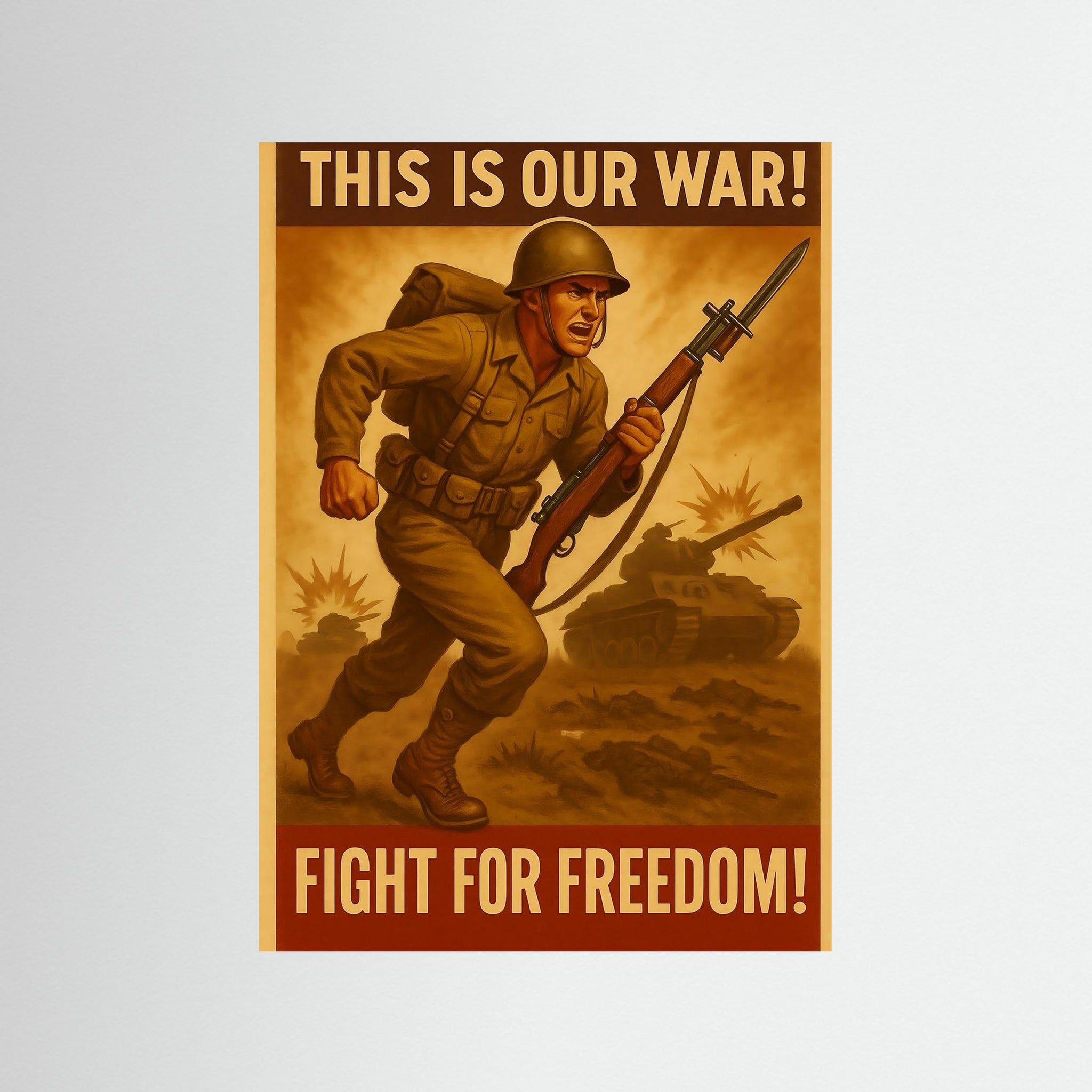 Fight for Freedom als rahmenloser Kunstdruck