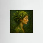 Flora Spirit als modernes Kunstmotiv in rahmenloser Ausführung