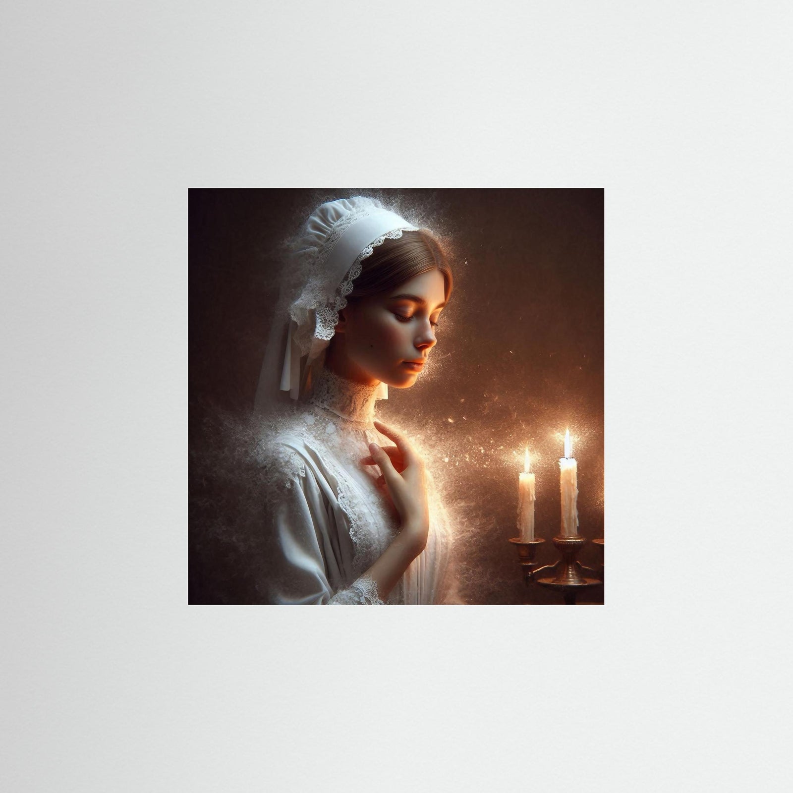 Florence Nightingale als rahmenloses Kunstmotiv