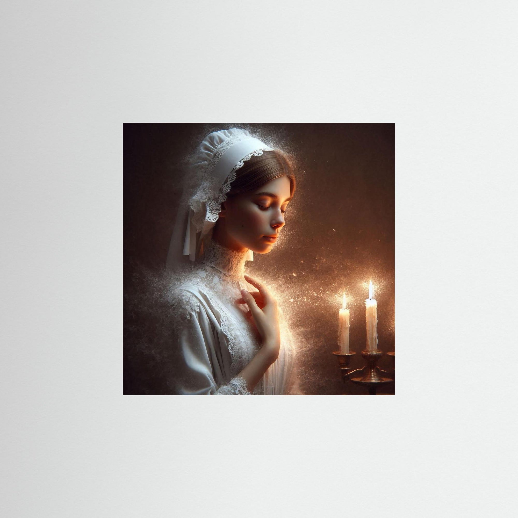 Florence Nightingale als rahmenloses Kunstmotiv