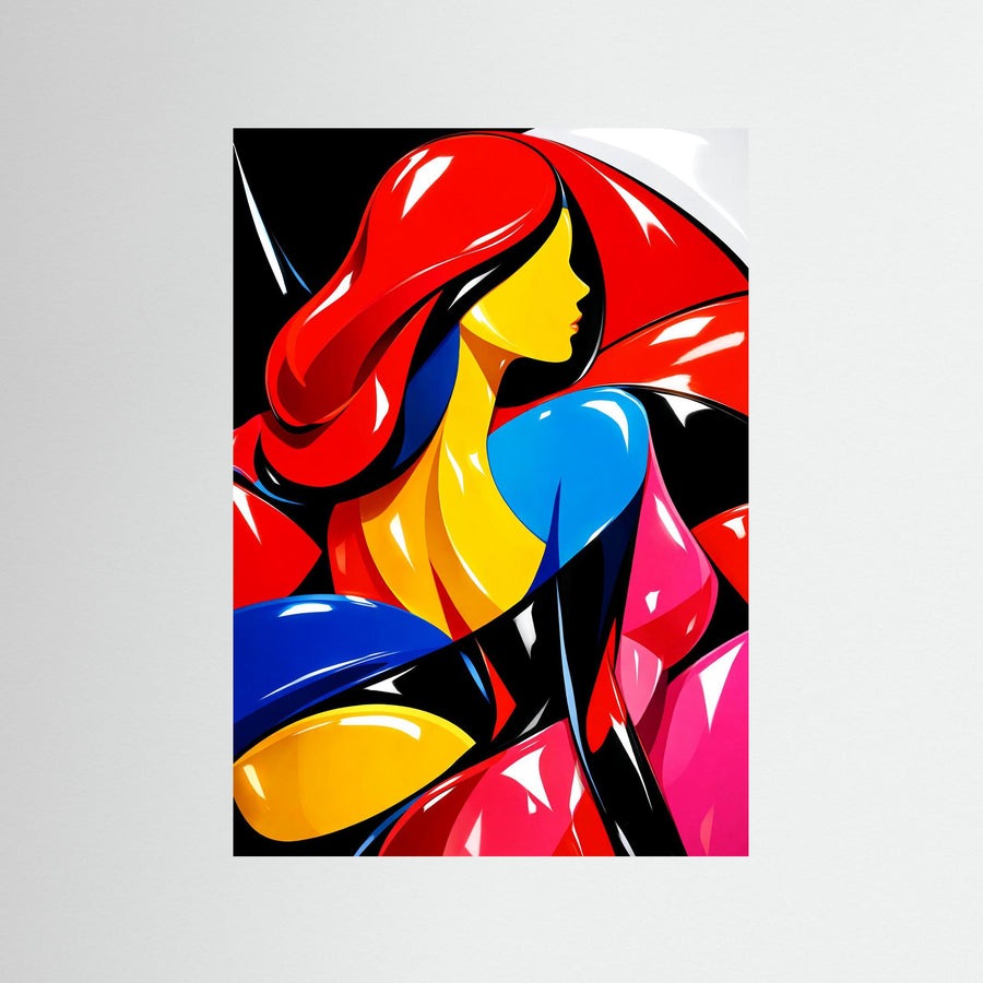 Fluid Identity als rahmenlose Wandkunst