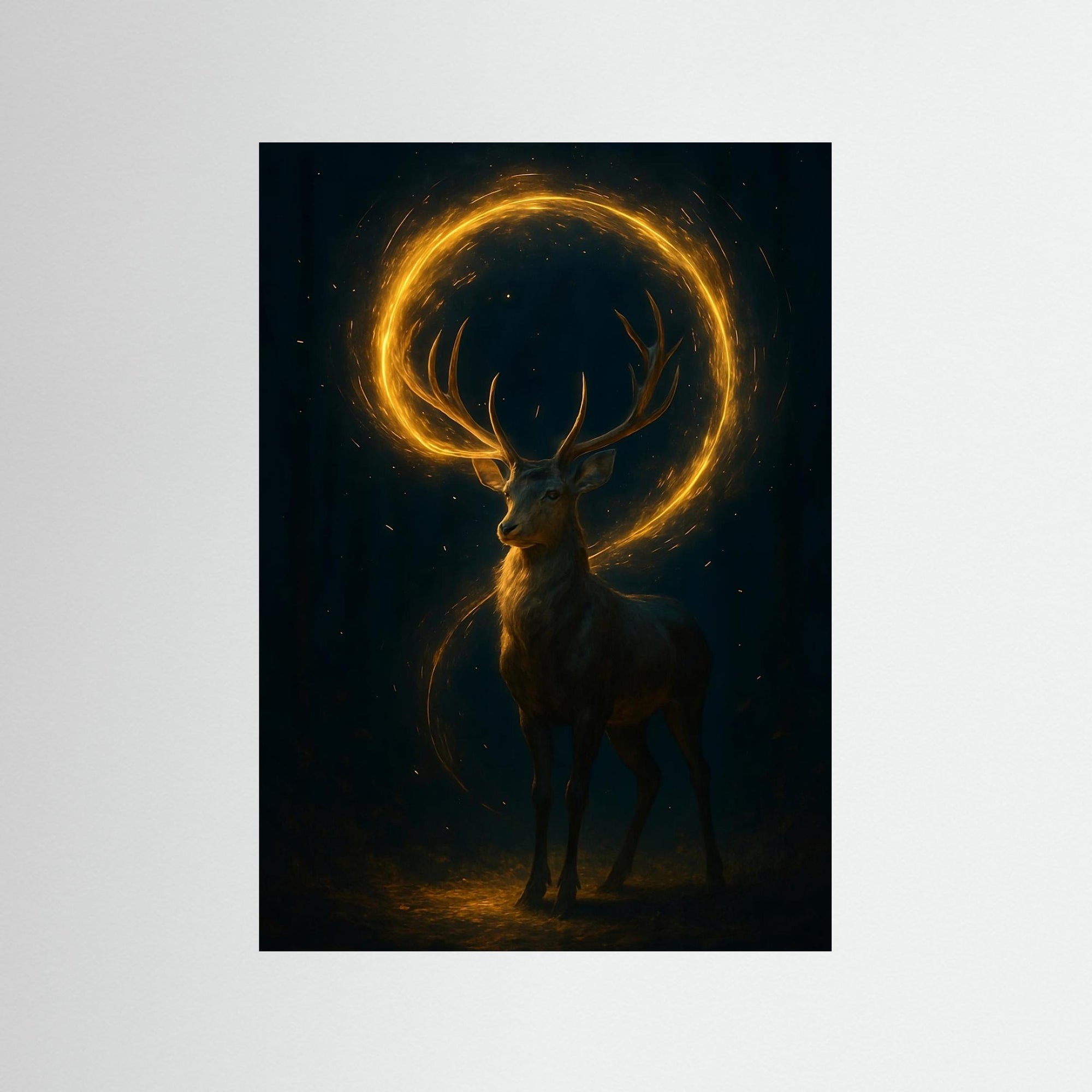 Forest Halo als rahmenlose Wandkunst