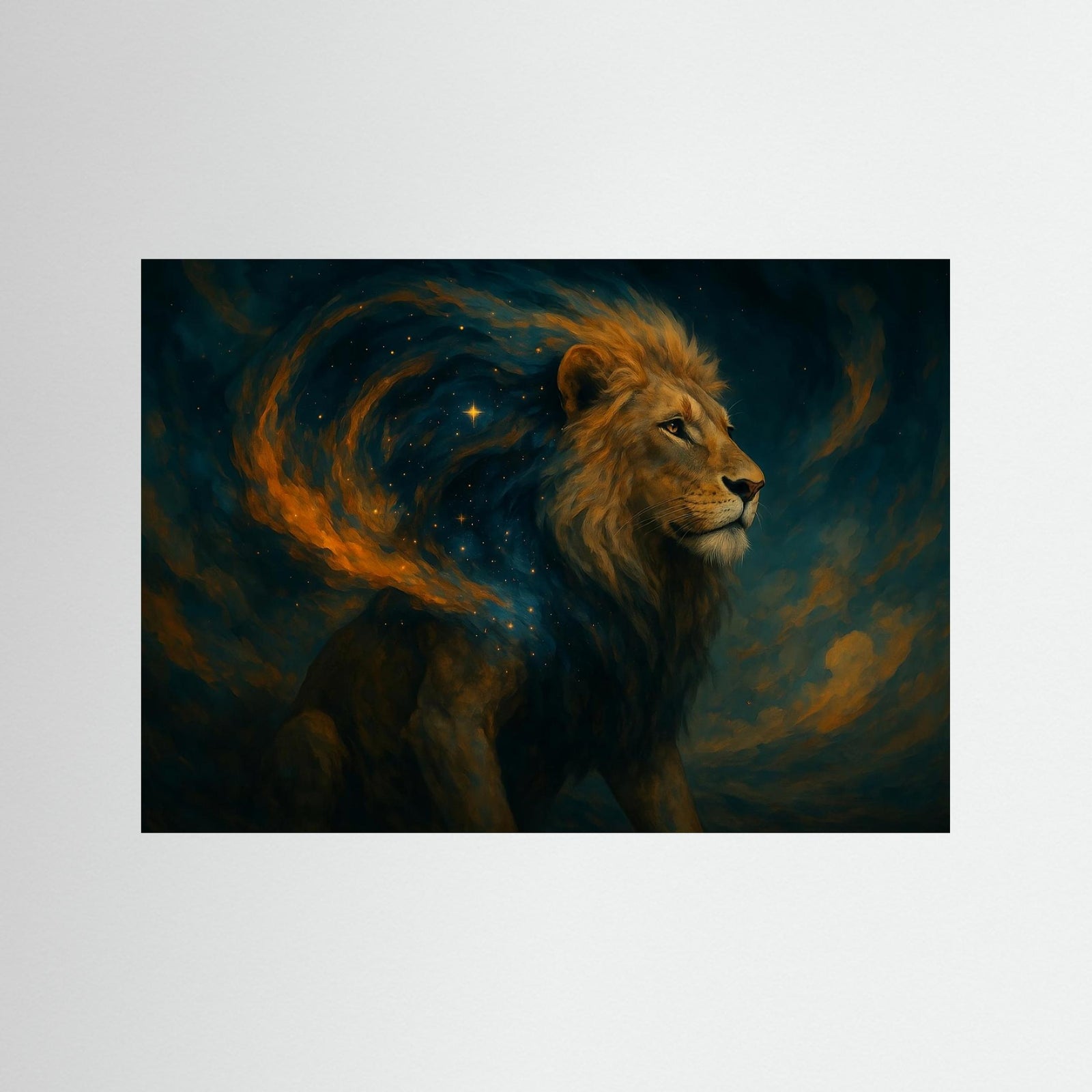 Celestial Roar – AI Art (Print)