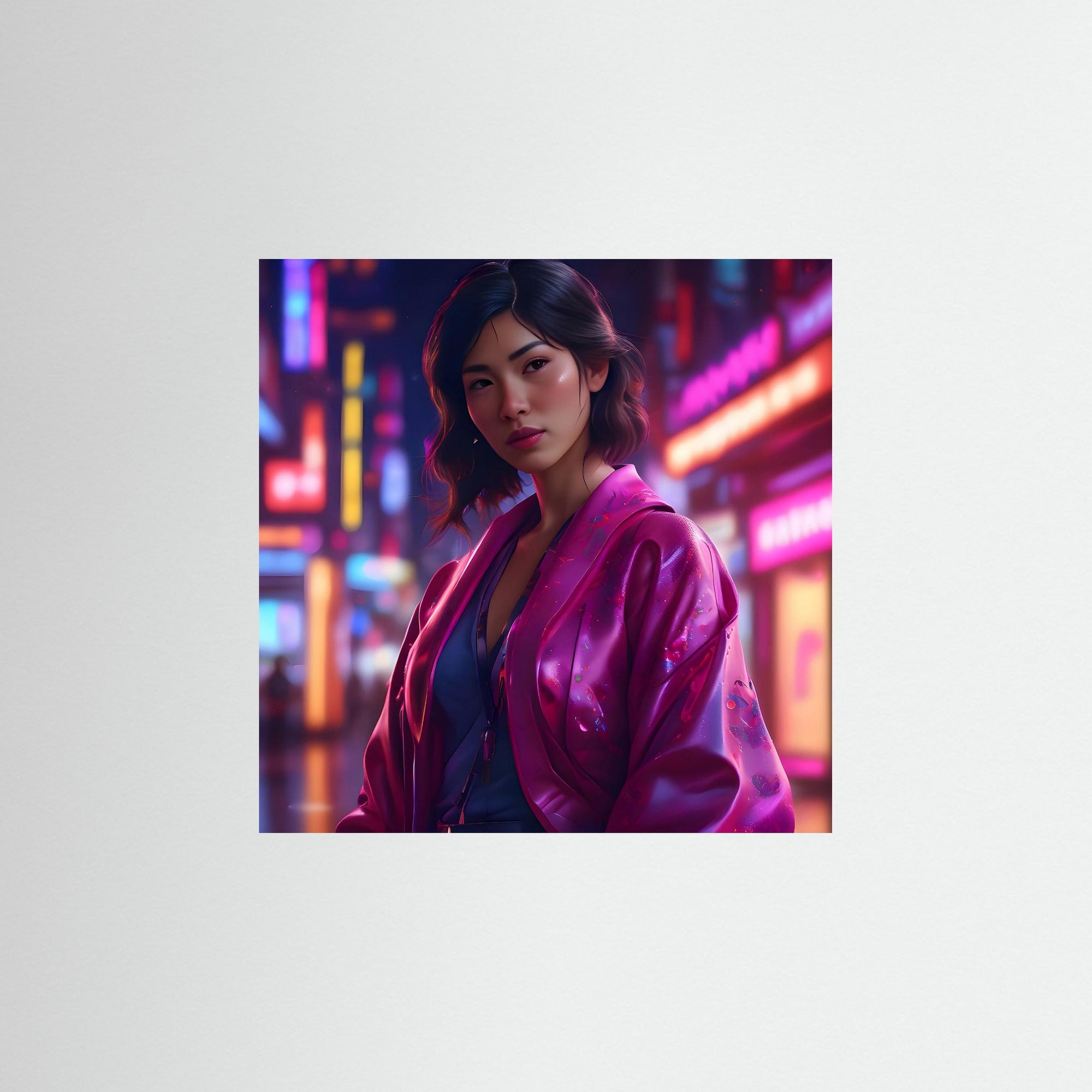 Neon Glow – AI Art (Print)