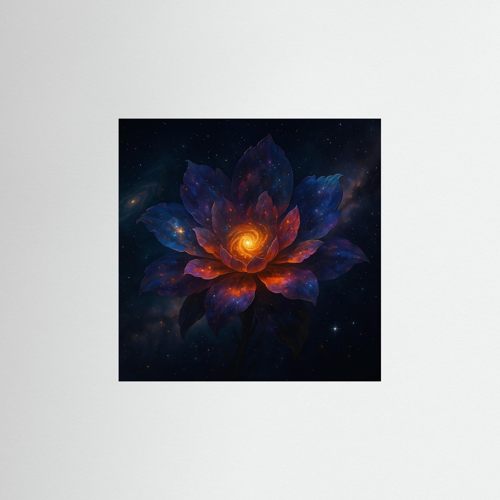 Galactic Bloom als rahmenloser Kunstdruck