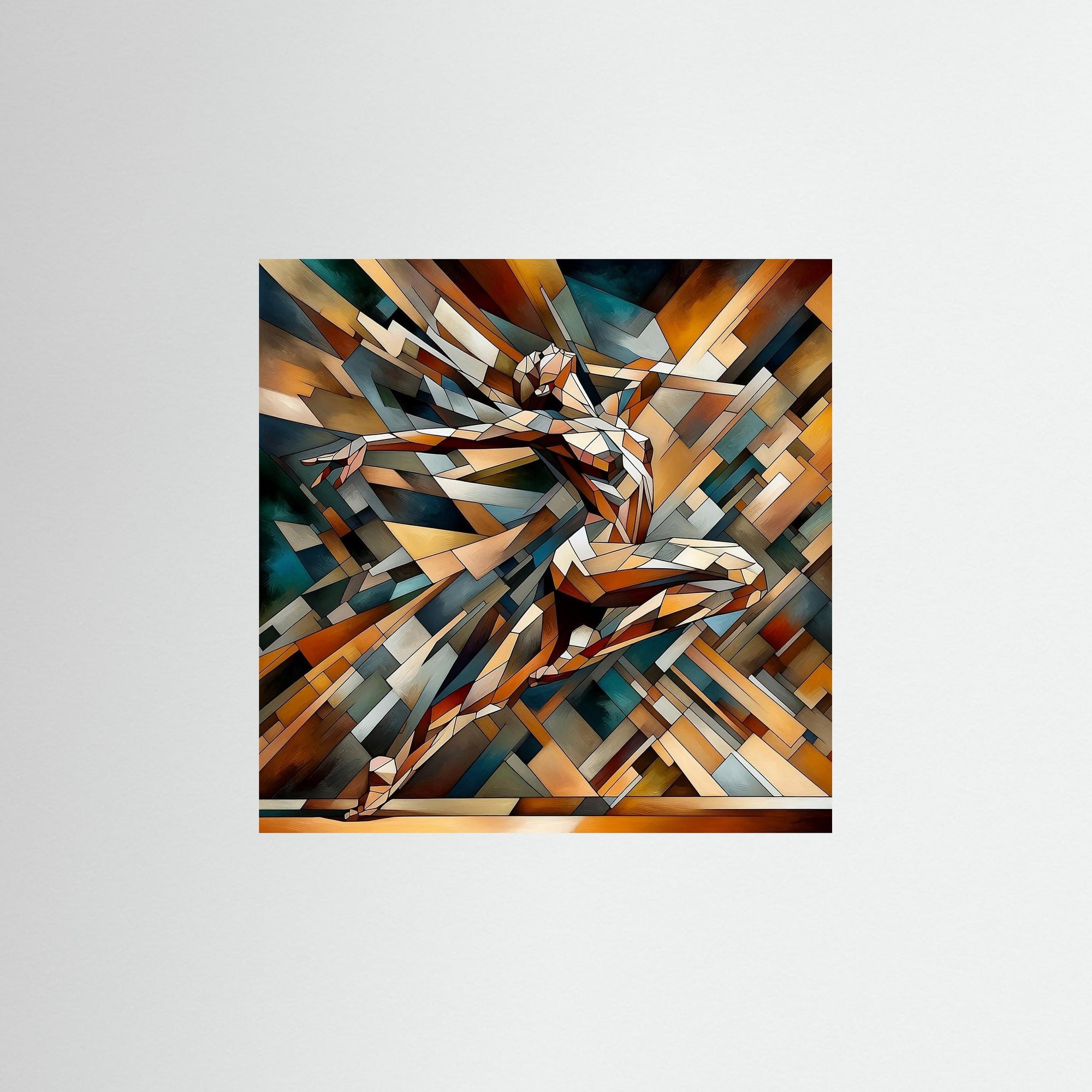 Geometric Motion als rahmenlose Wandkunst