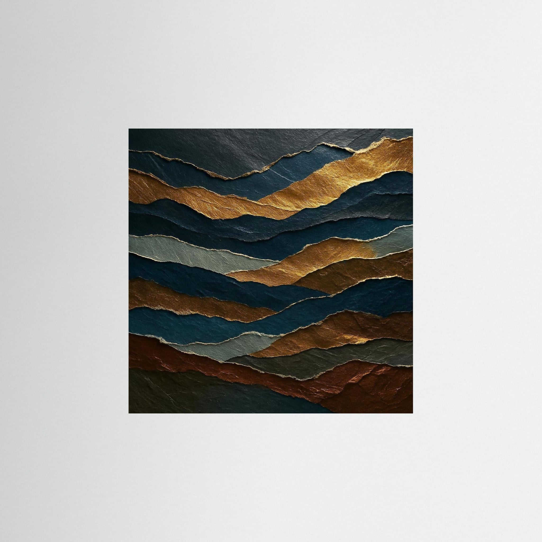 Golden Horizons als rahmenlose Wandkunst