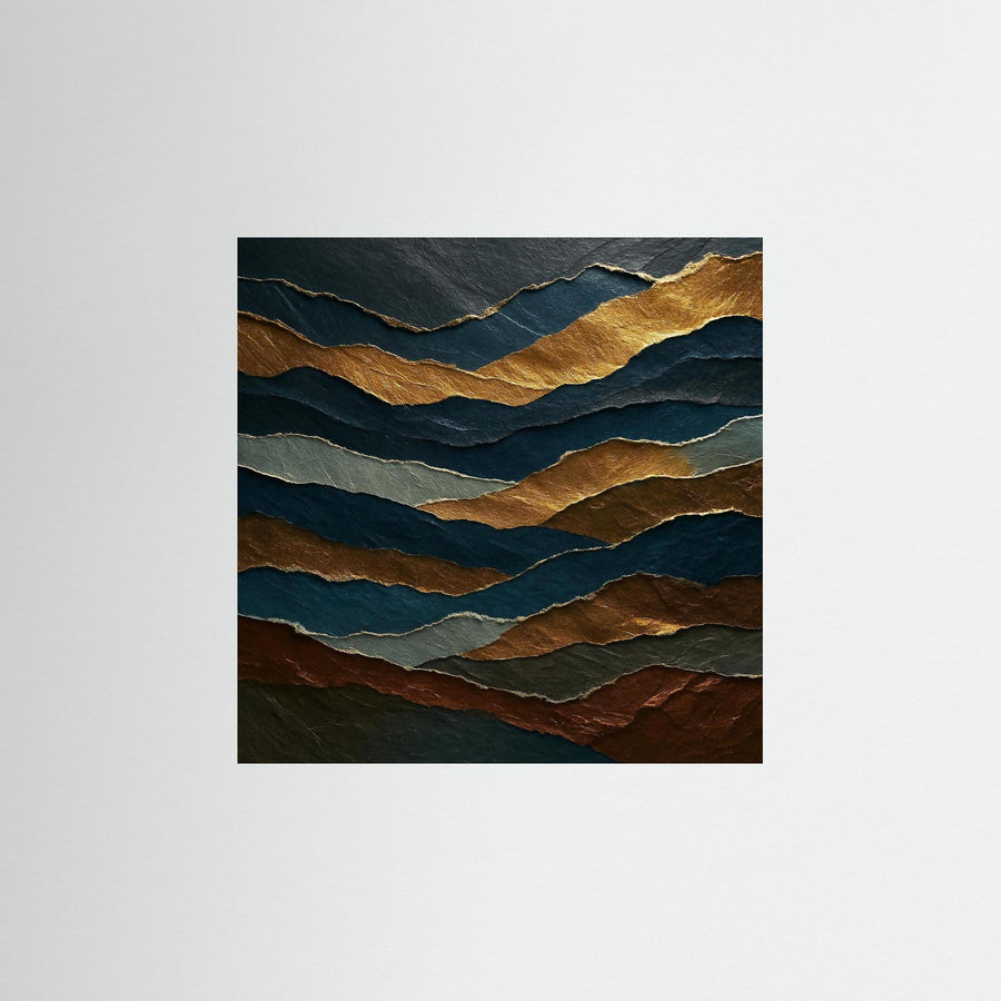 Golden Horizons als rahmenlose Wandkunst