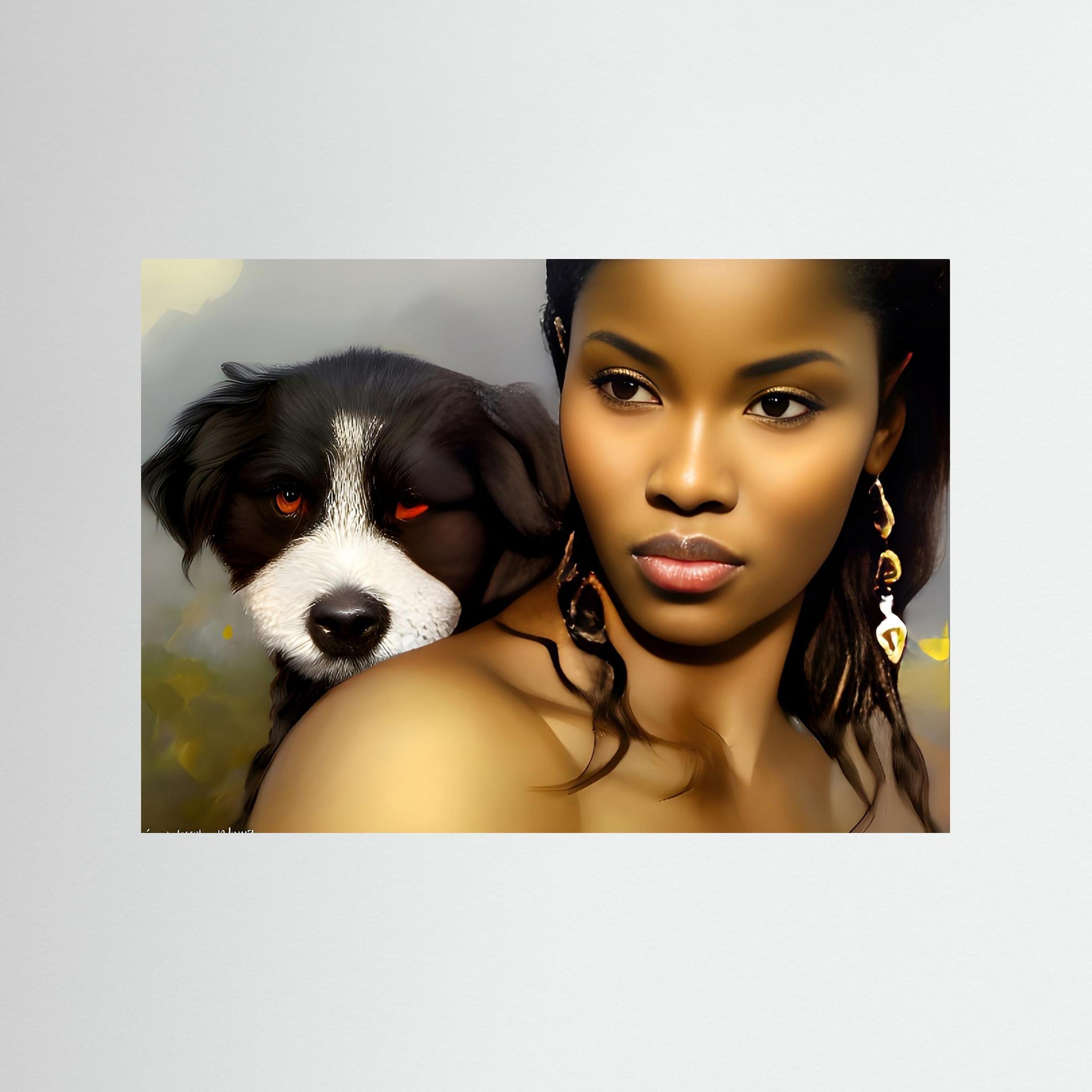 Grace & Loyalty als rahmenlose Wandkunst