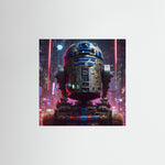Guardian of the Cyber City als rahmenlose Wandkunst
