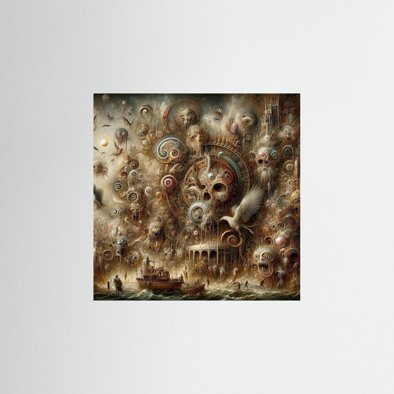 Cathedral of Whispers – AI Art (Print)