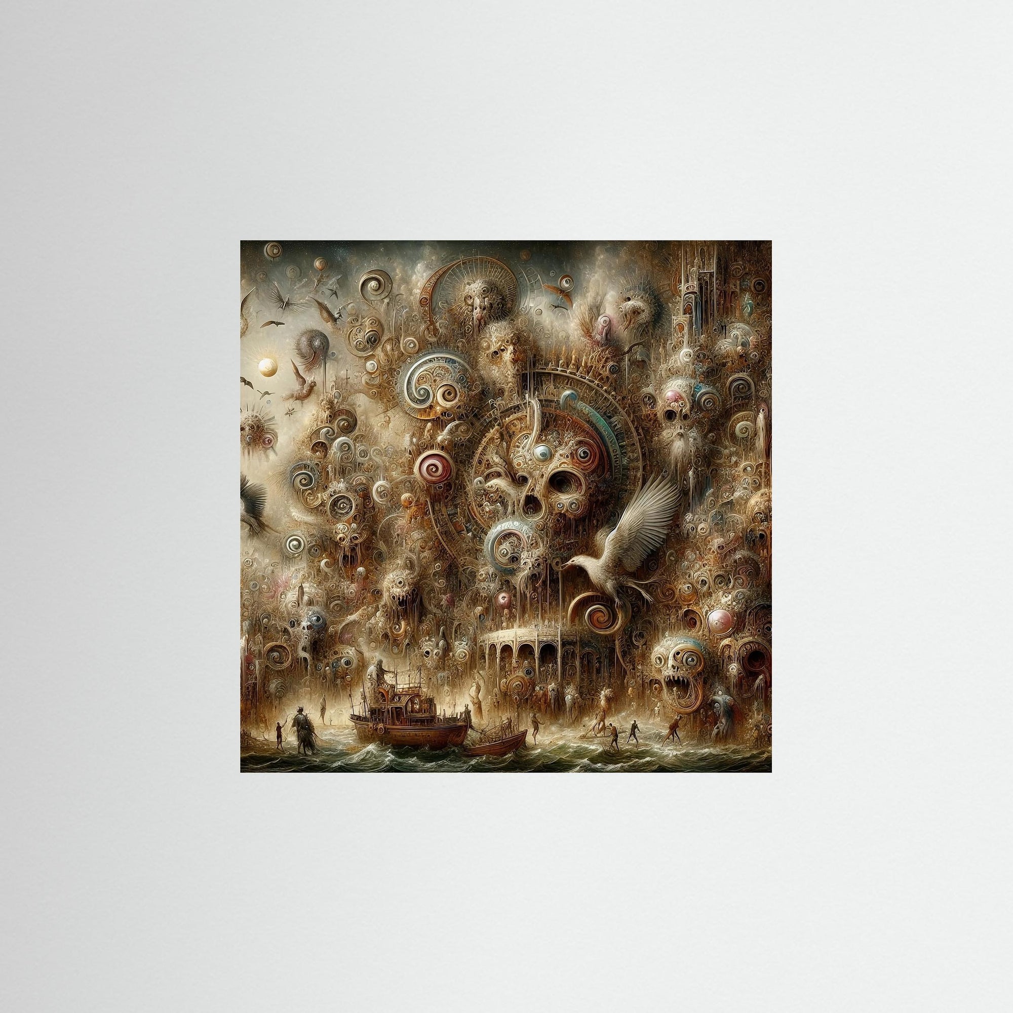 Cathedral of Whispers – AI Art (Print)