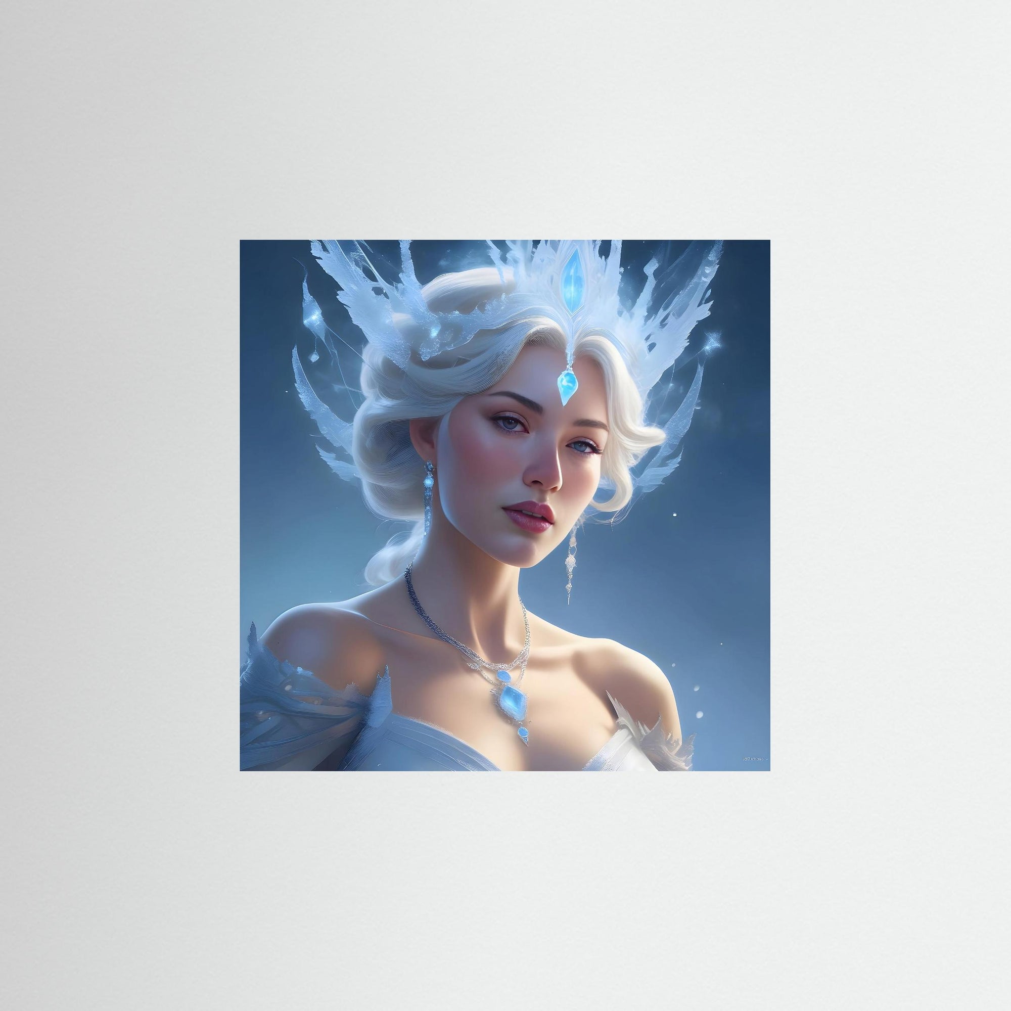 ICE Queen als rahmenlose Wandkunst