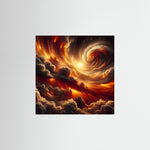 Inferno Sky als rahmenlose Wandkunst