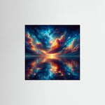 Infinite Glow als rahmenlose Wandkunst