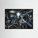 Electric Abyss – AI Art (Print)