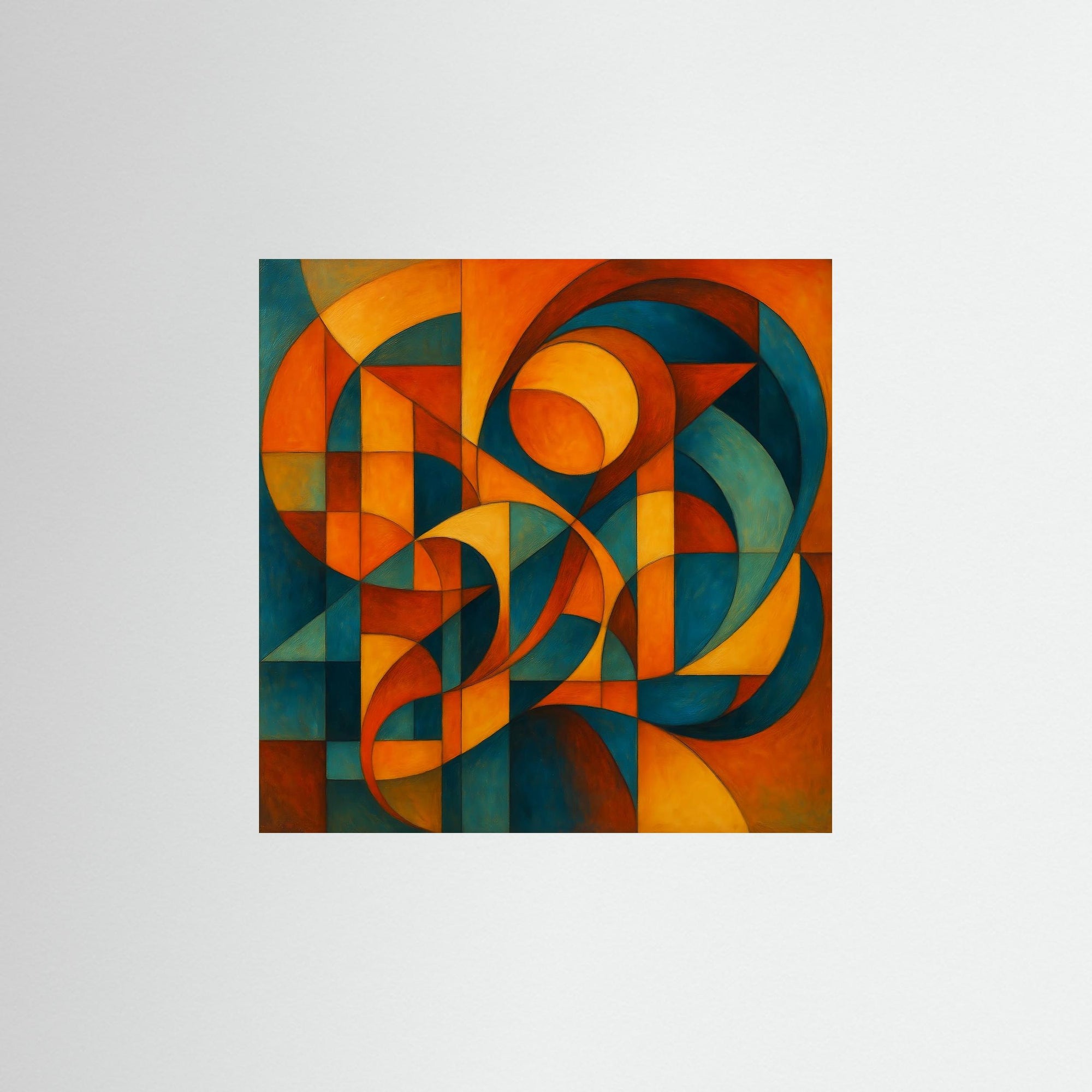 Color Geometry – AI Art (Print)