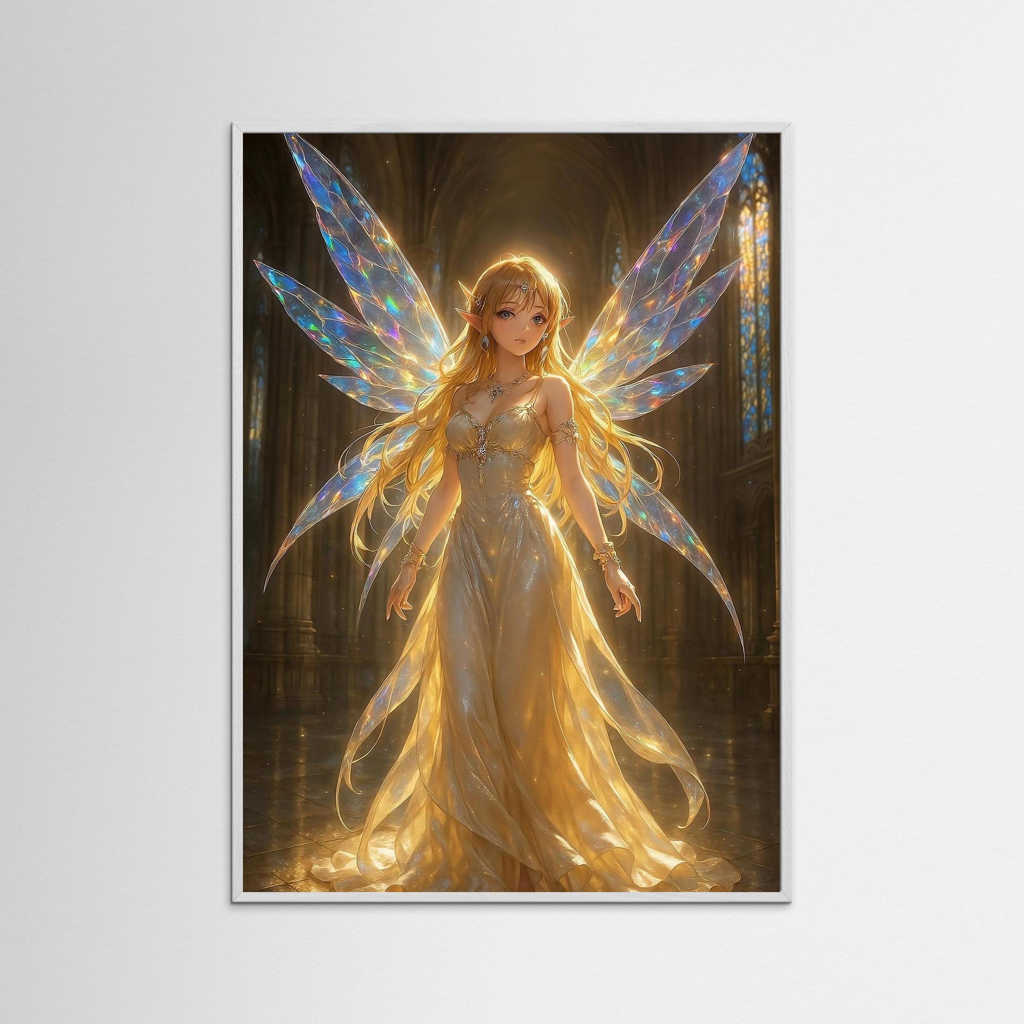 Luminous Wings – AI Art (Print)